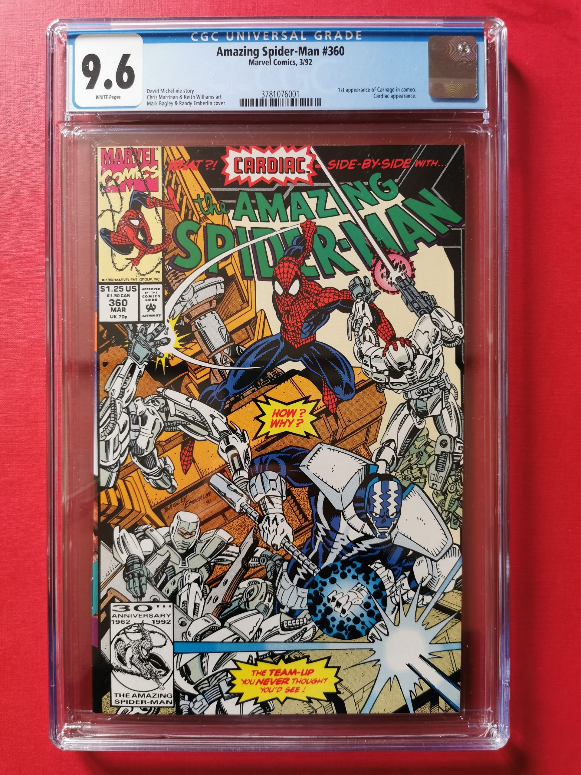 Amazing Spider-Man #360  CGC 9.6