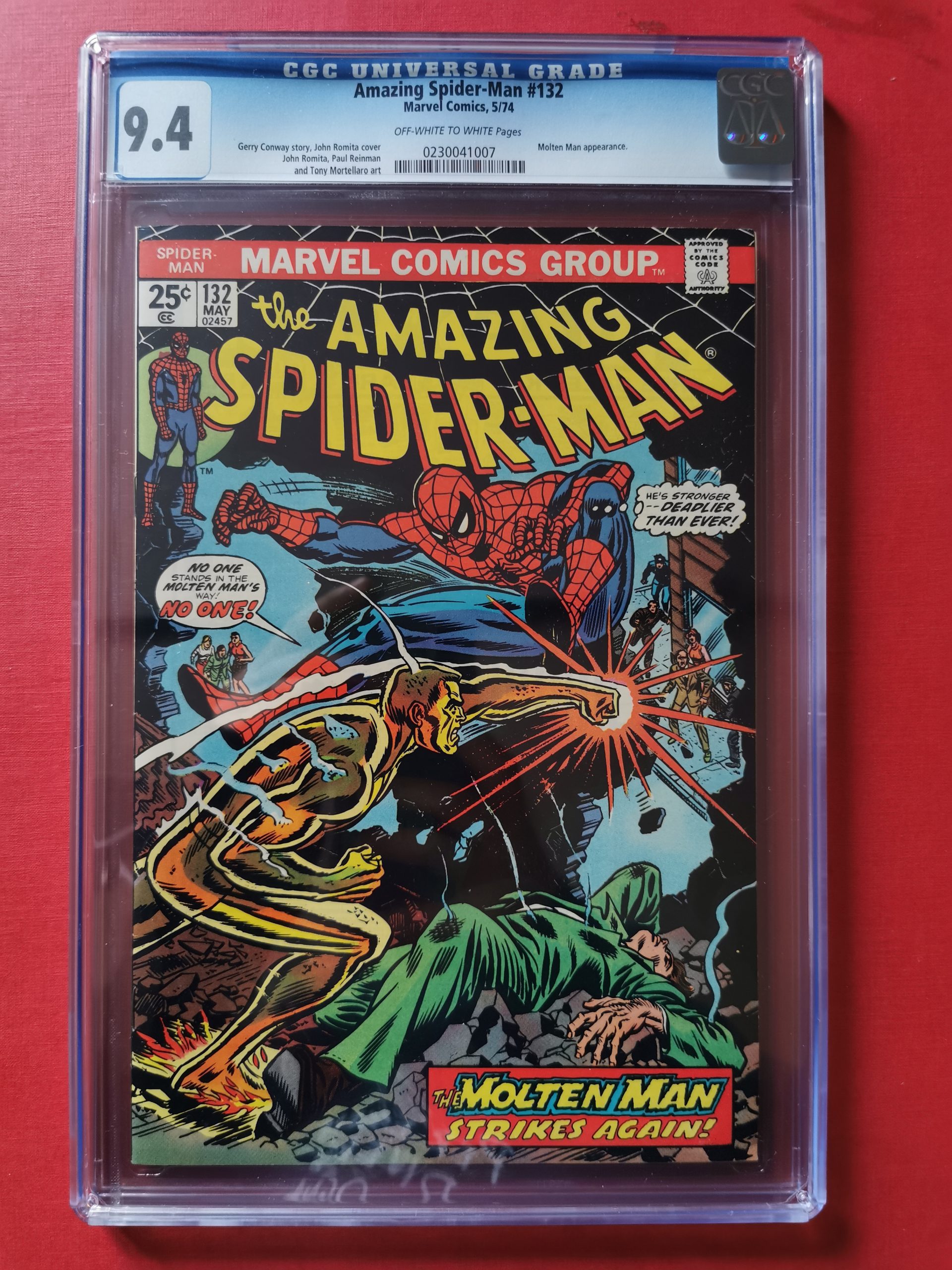 Amazing Spider-Man #132 CGC 9.4