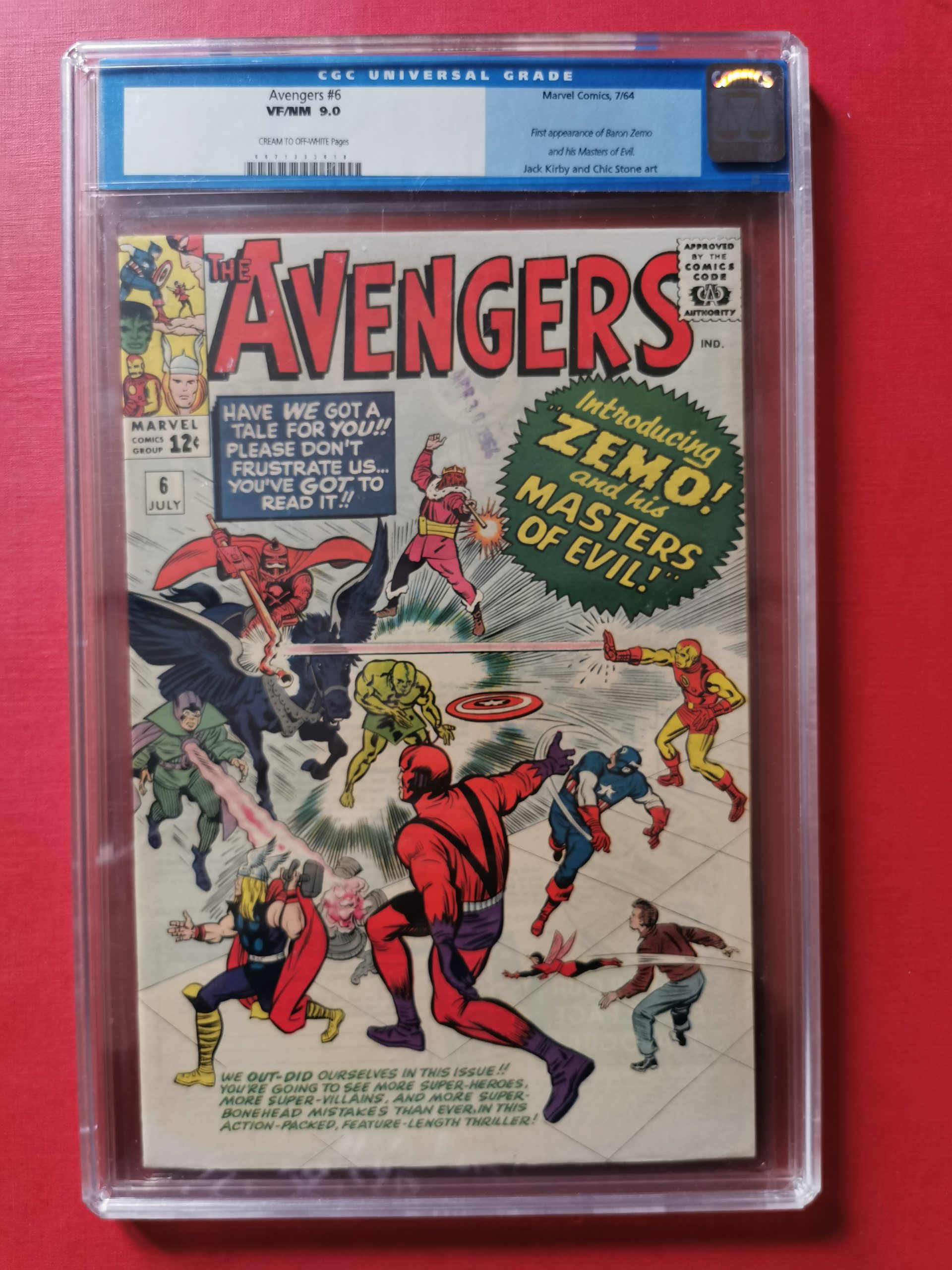 Avengers #6 CGC 9.0