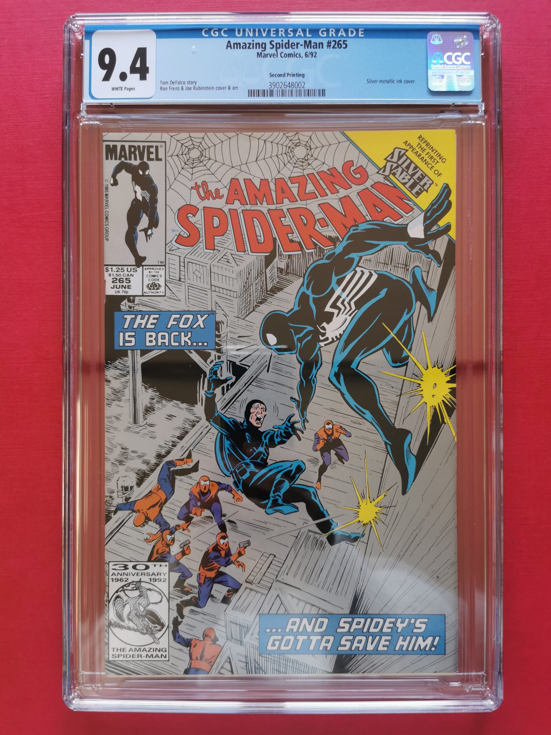 Amazing Spider-Man #265 (2nd Printing) CGC 9.4
