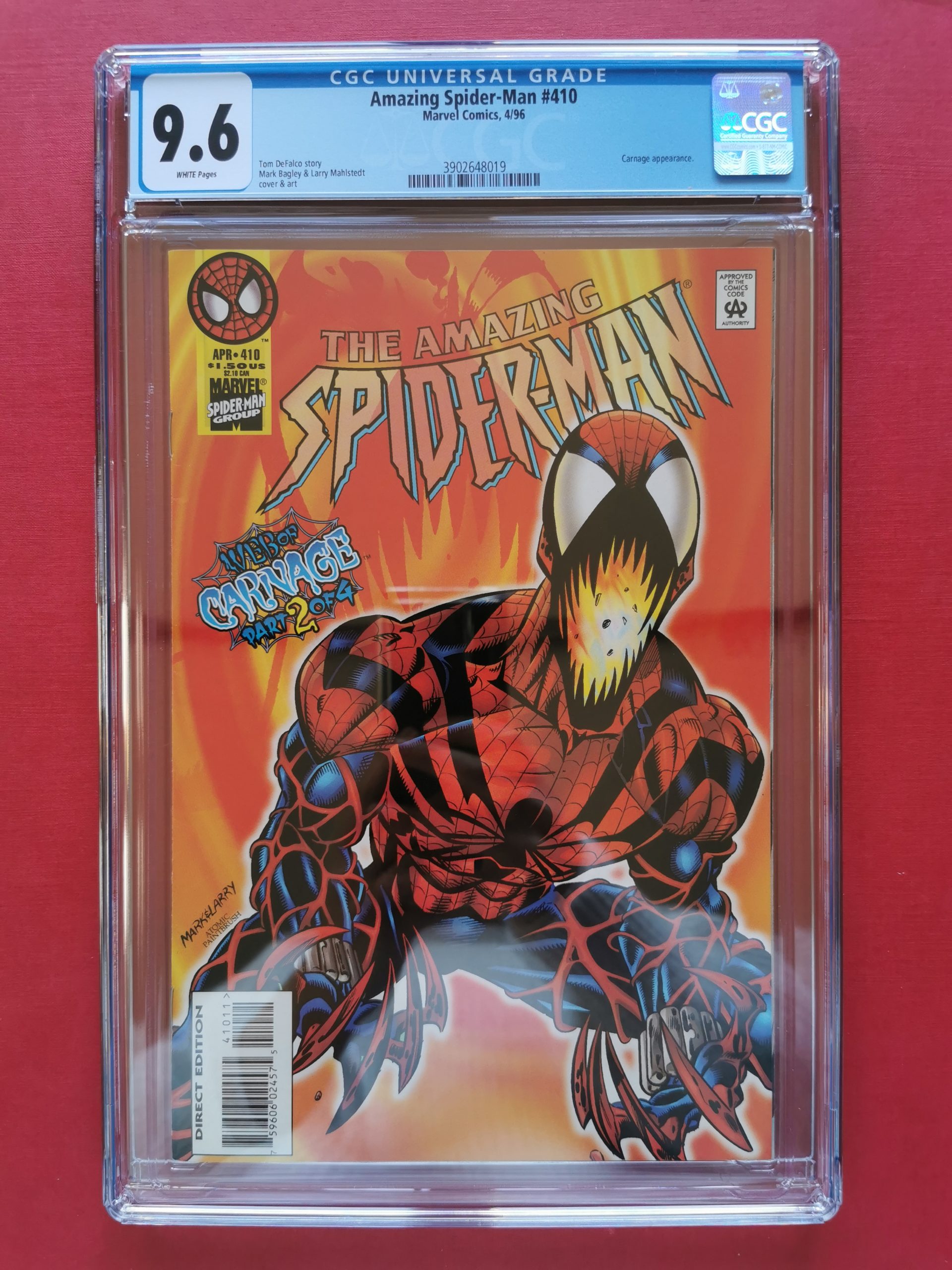 Amazing Spider-Man #410 CGC 9.6