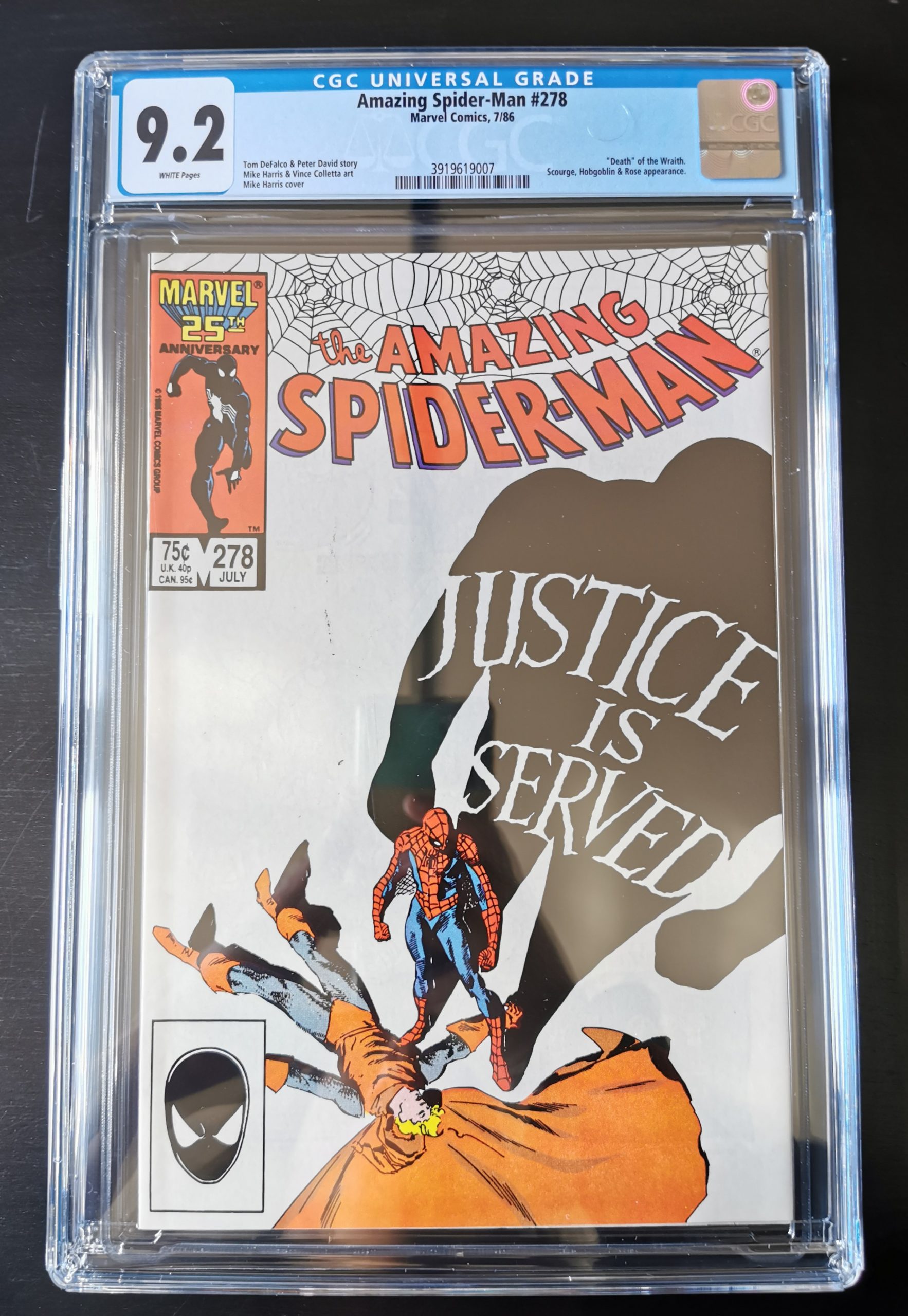 Amazing Spider-Man #278 CGC 9.2