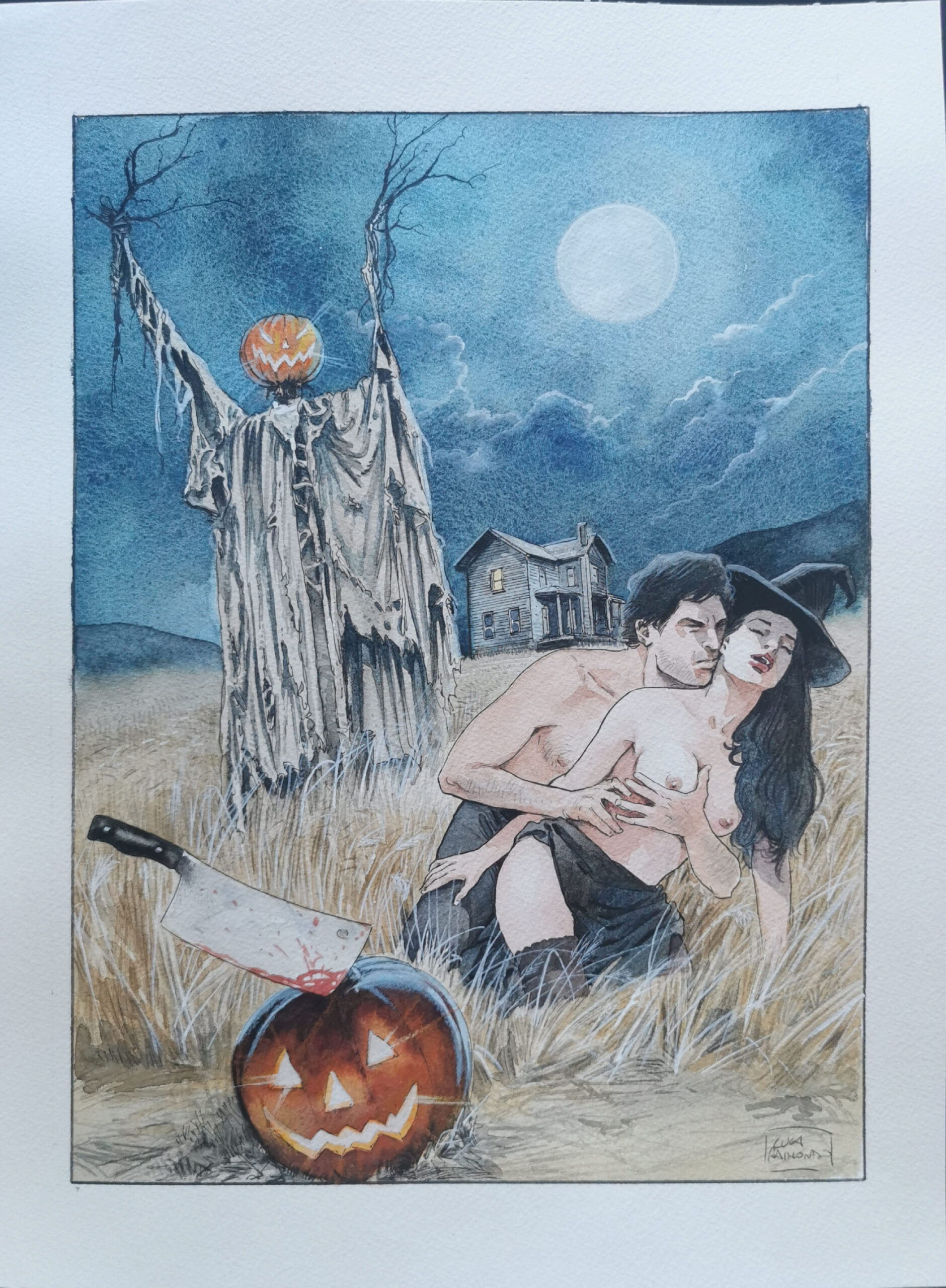 Illustrazione originale Luca Raimondo – Halloween