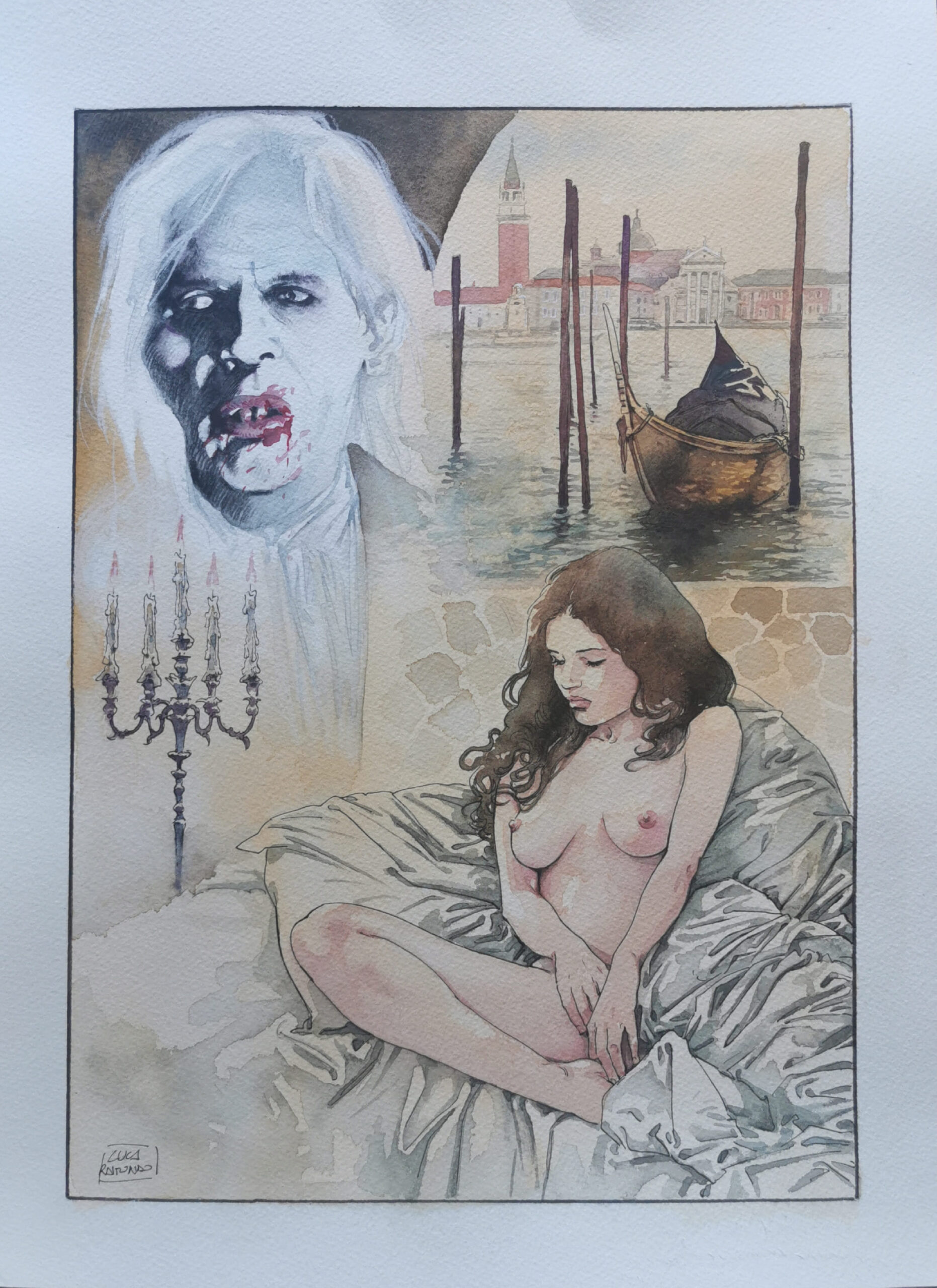 Illustrazione originale Luca Raimondo – Nosferatu
