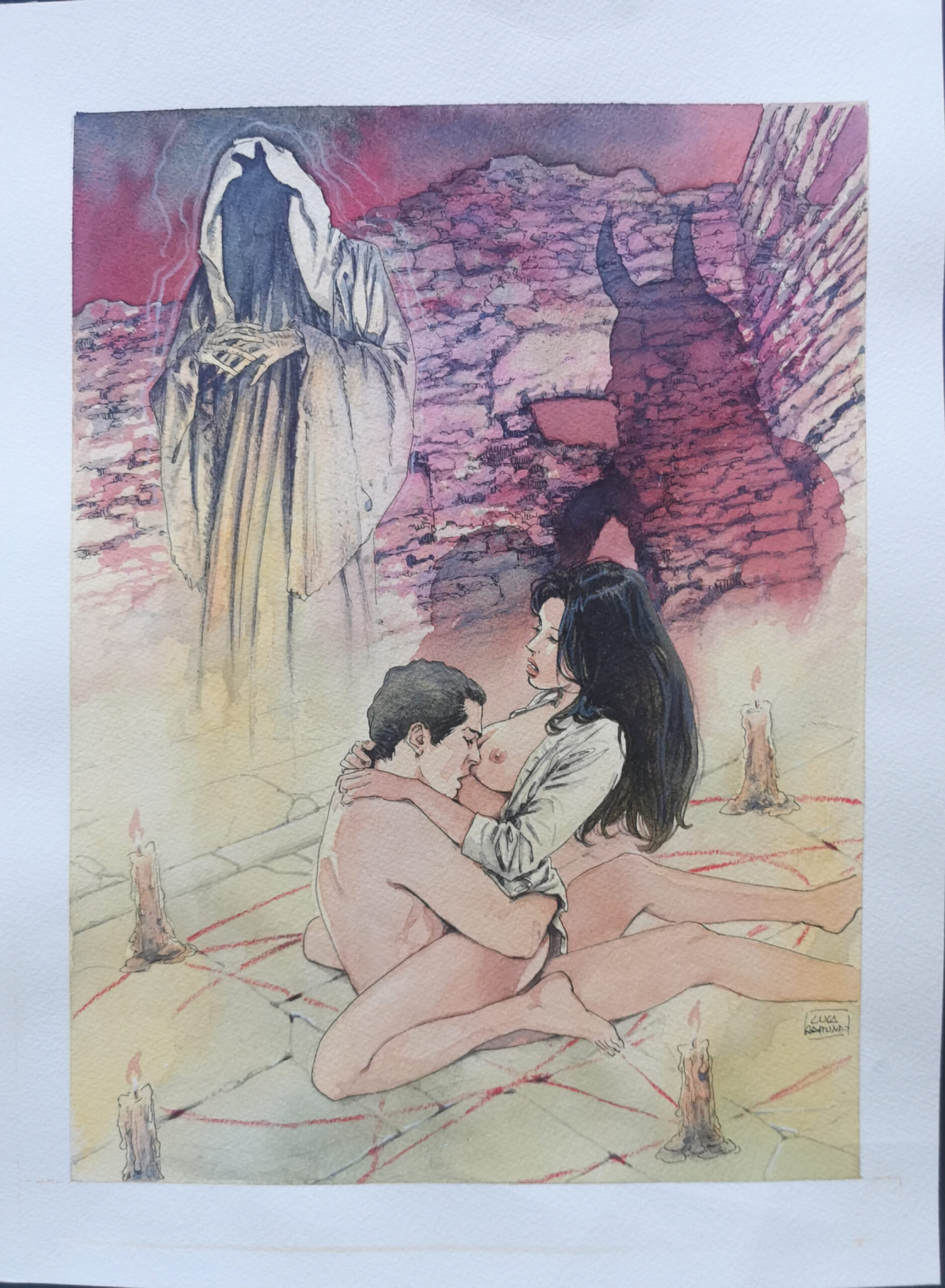 Illustrazione originale Luca Raimondo – The Devil