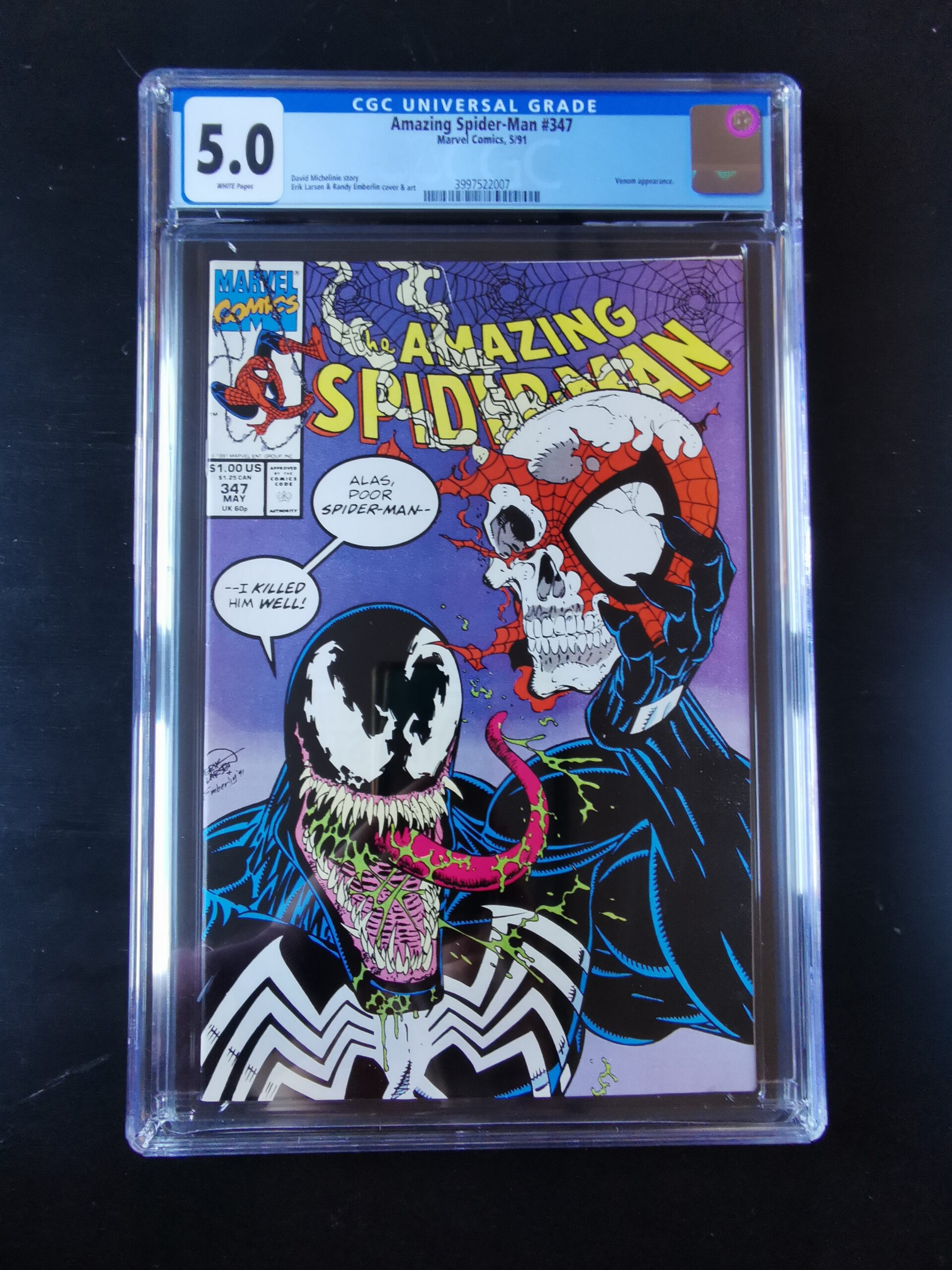 Amazing Spider man #347 CGC 5.0