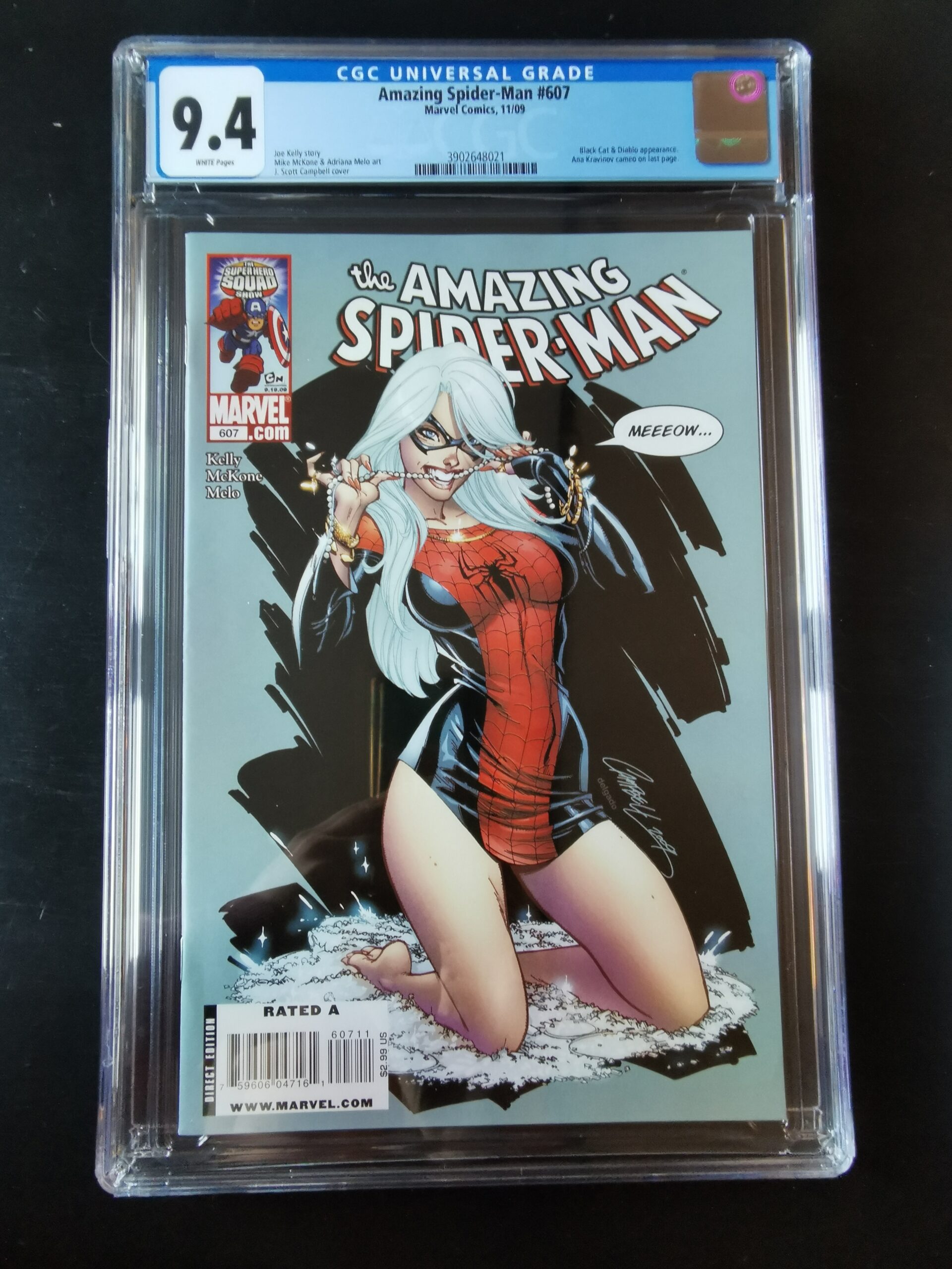 Amazing Spider man #607 CGC 9.4