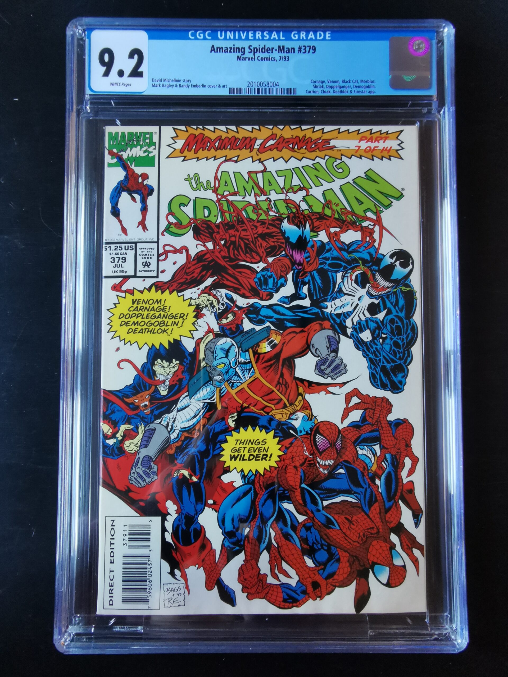 Amazing Spider man #379 CGC 9.2