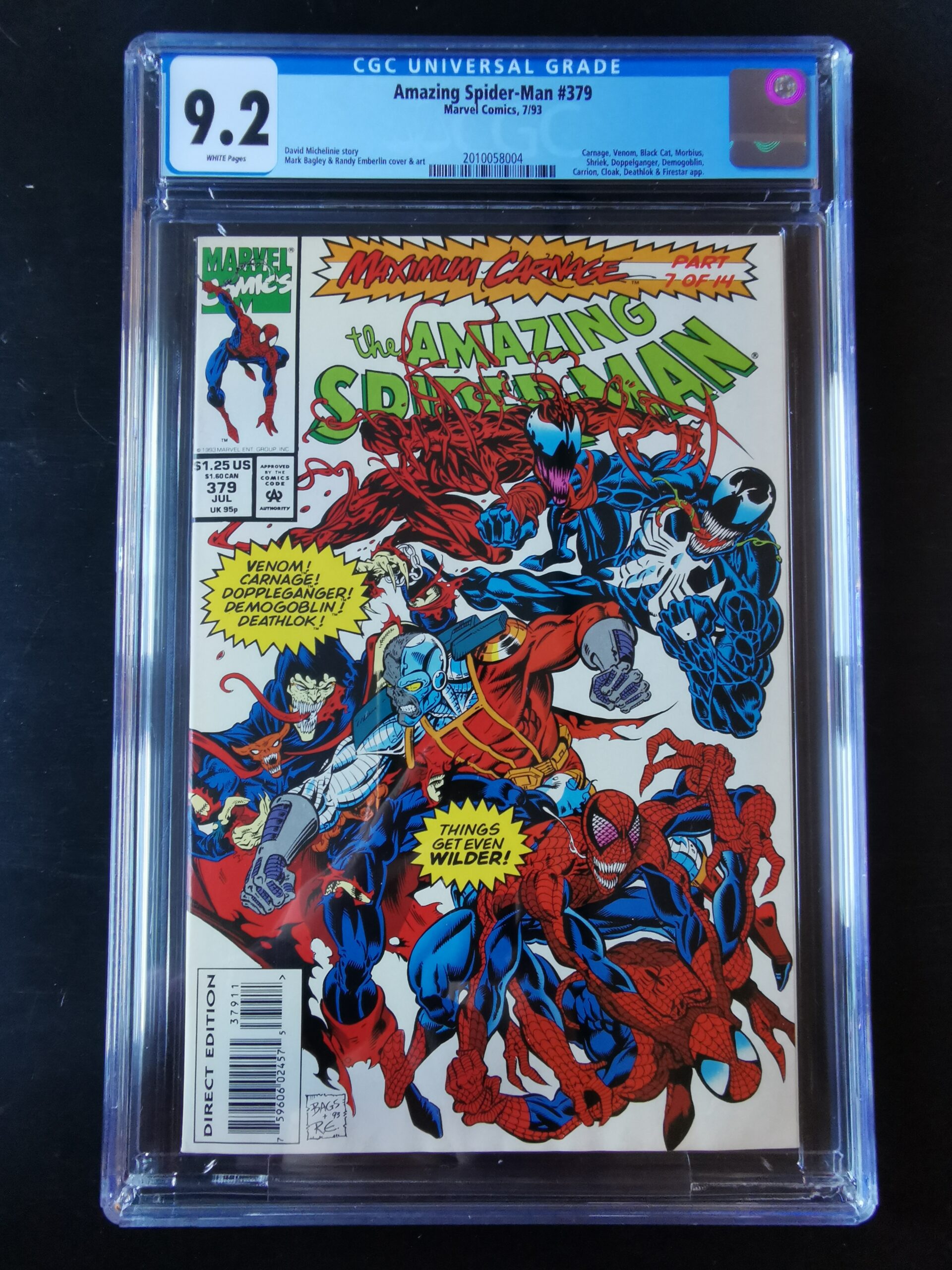 Amazing Spider man #379 CGC 9.2