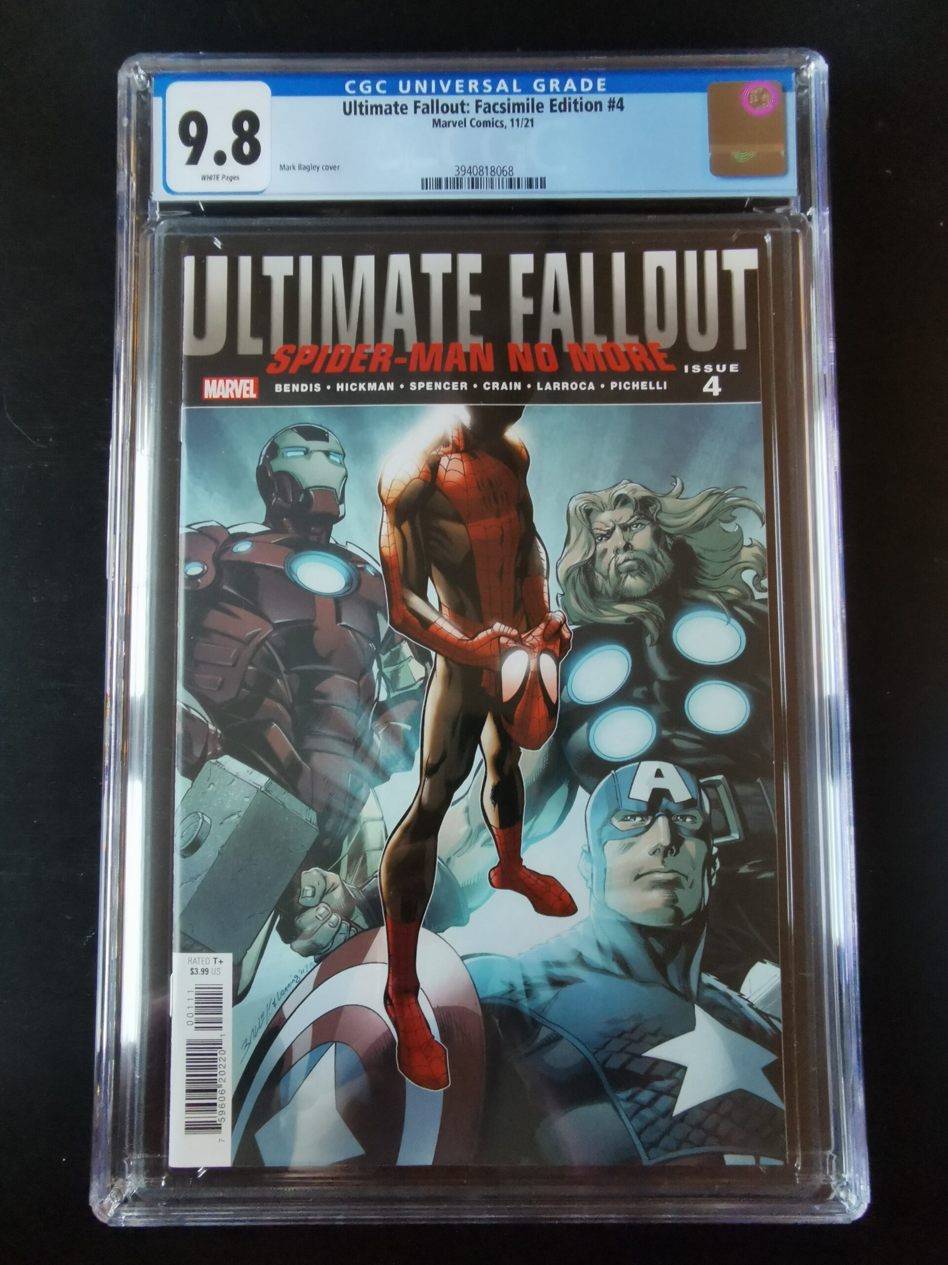 Ultimate Fallout : Facsimile Edition #4 CGC 9.8