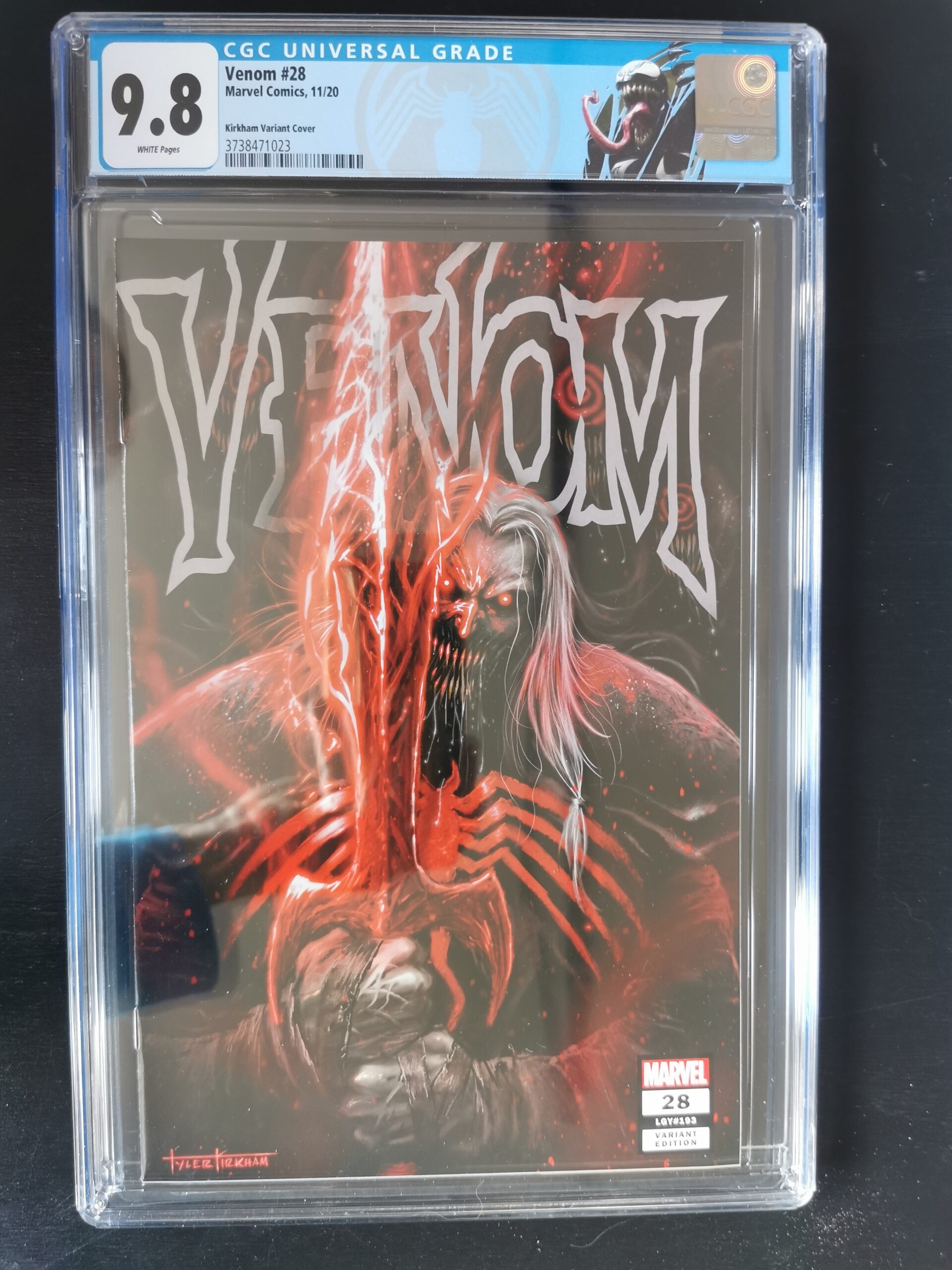 Venom #28 Kirkham Variant Cover CGC 9.8