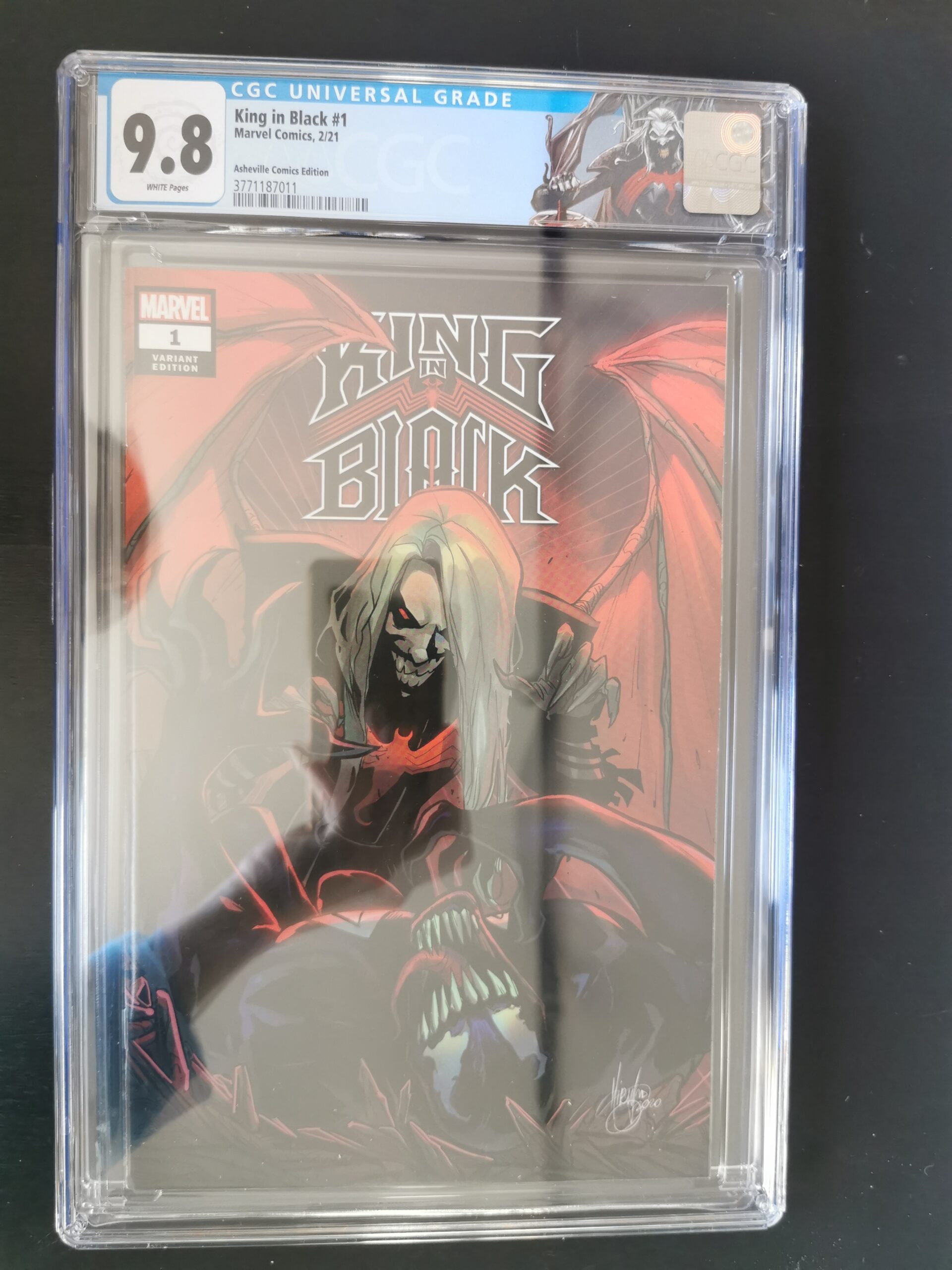 King in Black #1 Asheville Comics Edition CGC 9.8