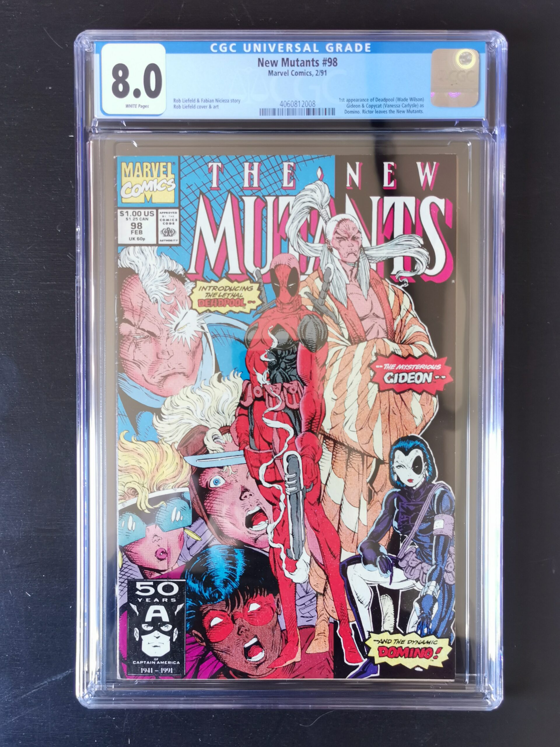 The New Mutants #98 CGC 8.0
