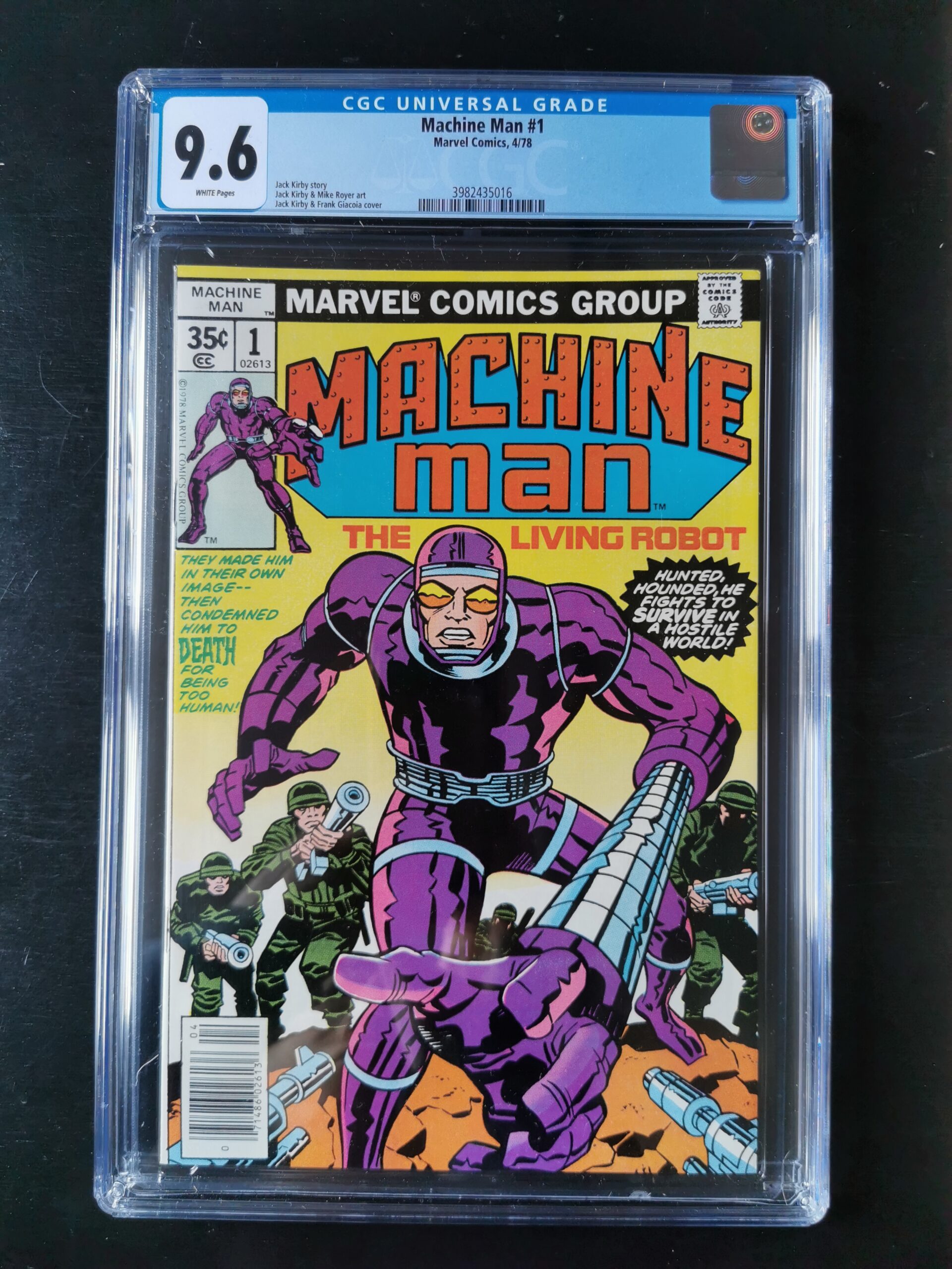 Machine Man #1 CGC 9.6