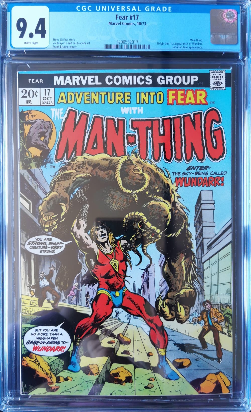 Fear #17 CGC 9.4