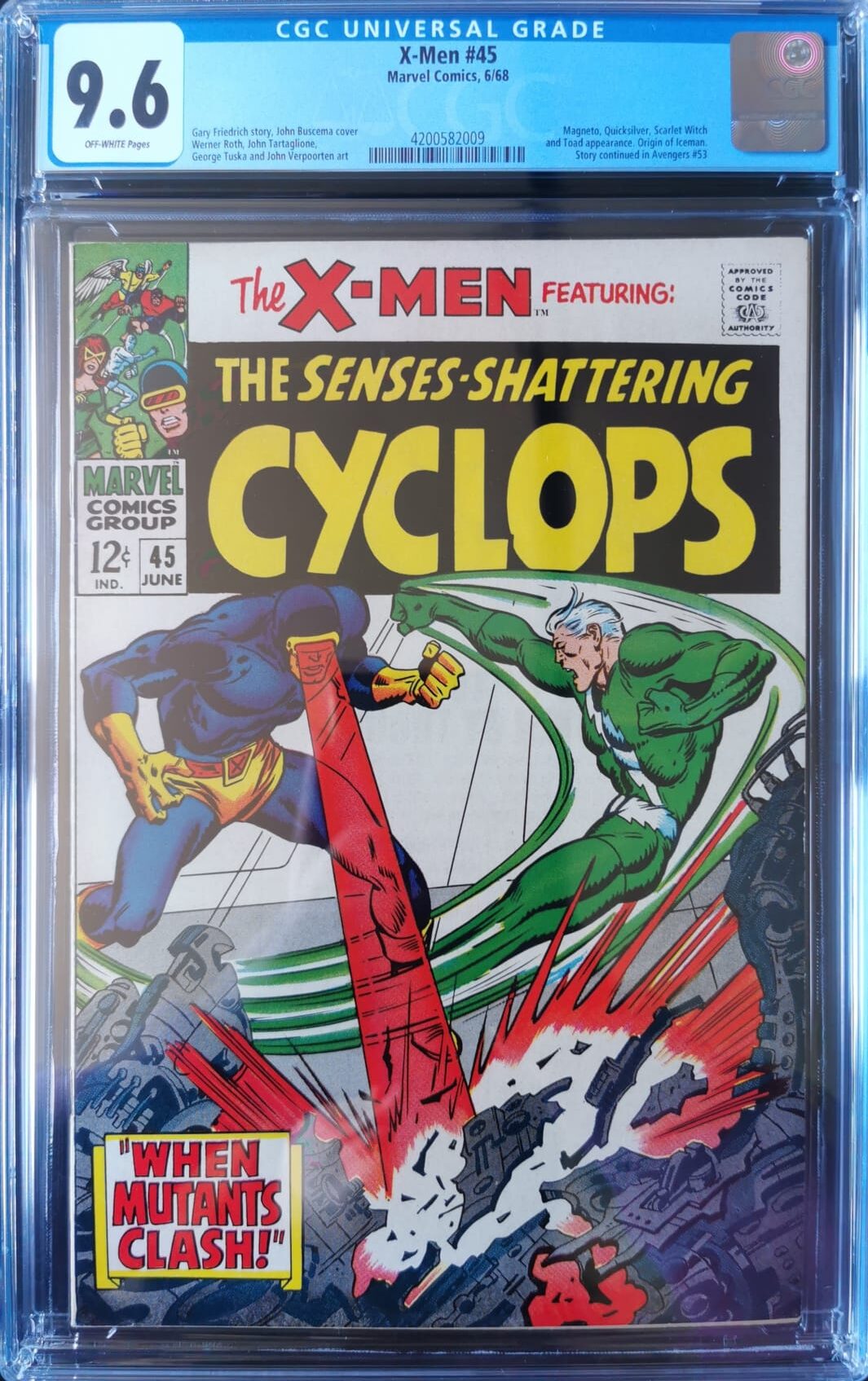 X – Men #45 CGC 9.6