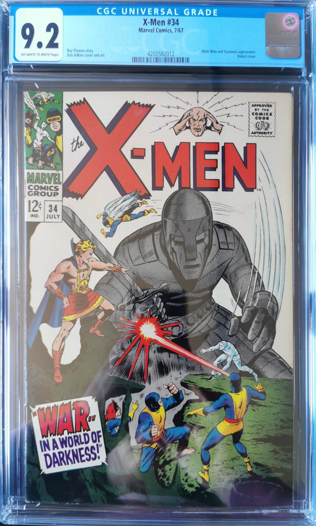 X – Men #34 CGC 9.2