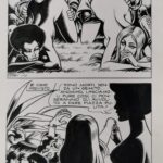Tavola originale Magnus “Dieci cavalieri e un mago” n.33 pag.71