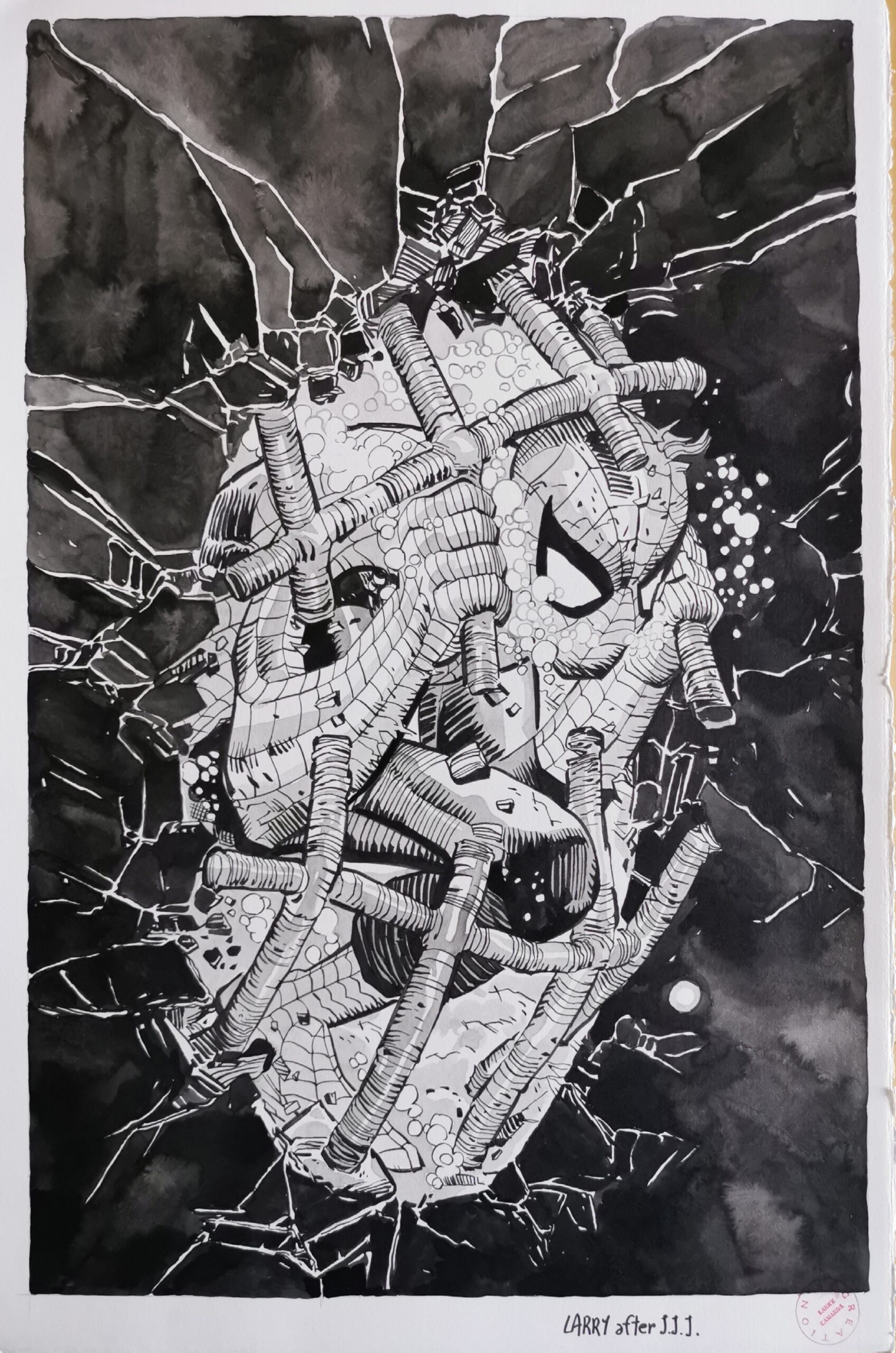 Illustrazione originale Larry Camarda “After J.J.J”
