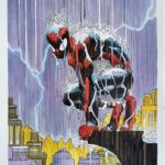 Illustrazione originale Larry Camarda “After J.J.J. – Spider man”