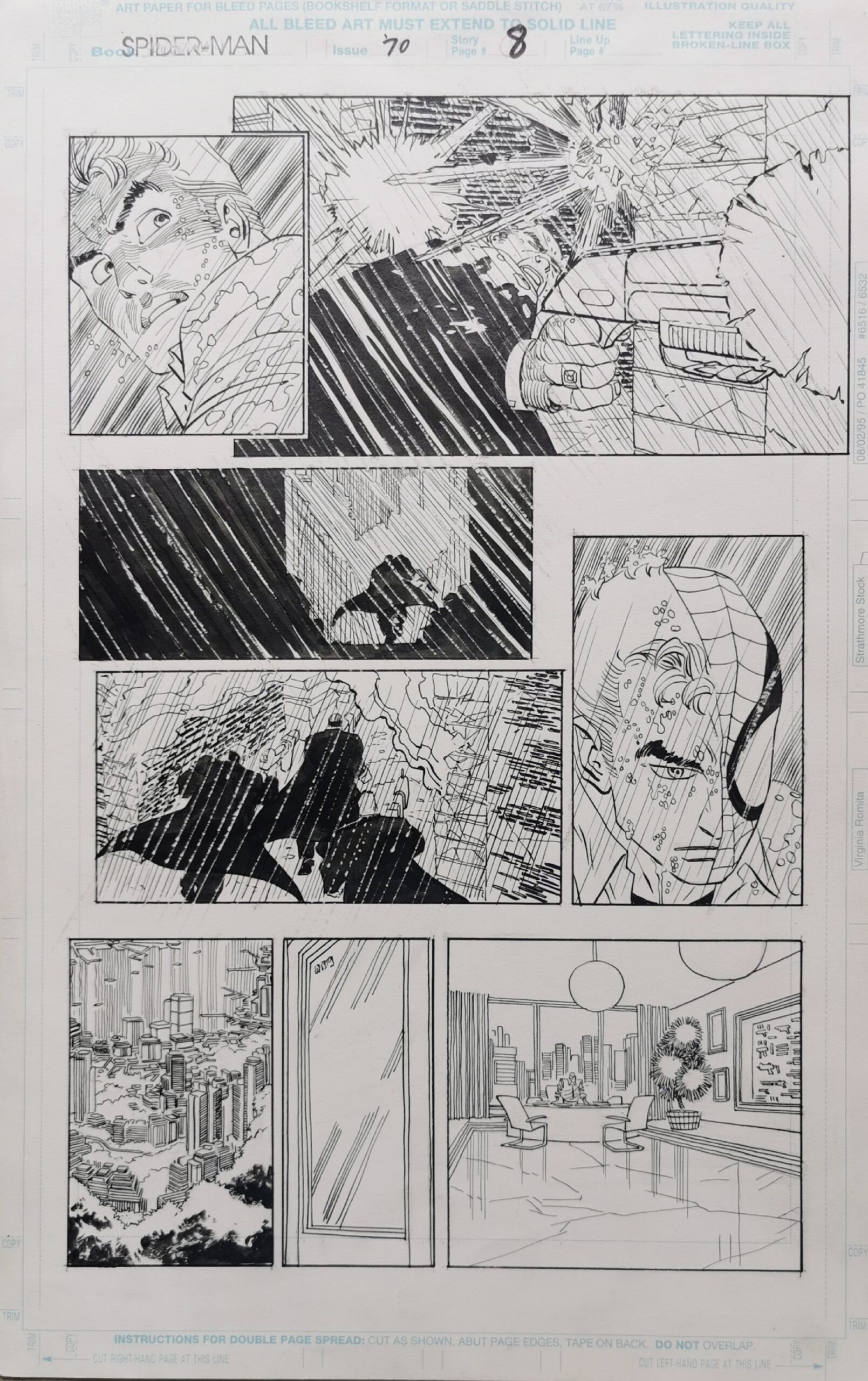 Tavola Originale – John Romita Jr / Al Williamson – Spider-man #70 pag.8