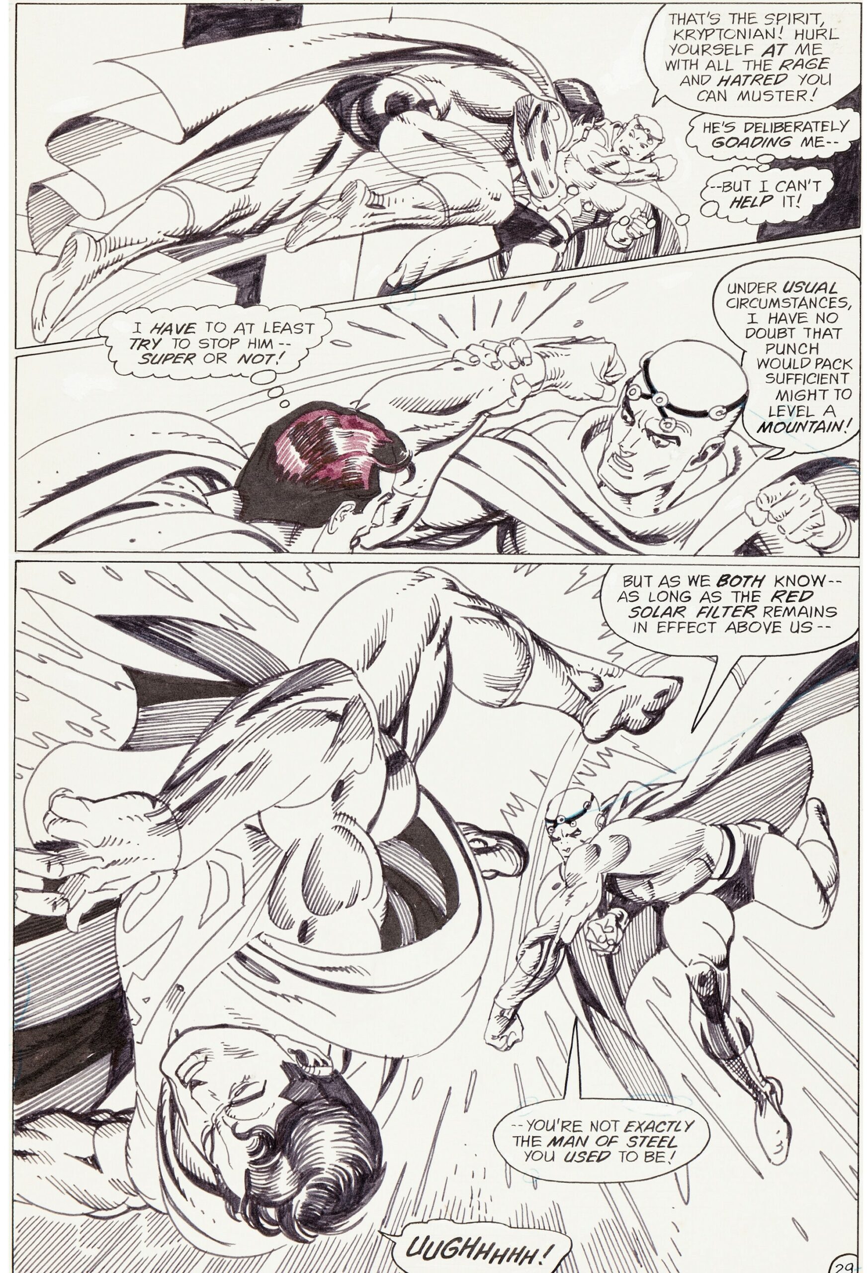 Tavola Originale – Gil Kane – Superman Special #2 pag. 33