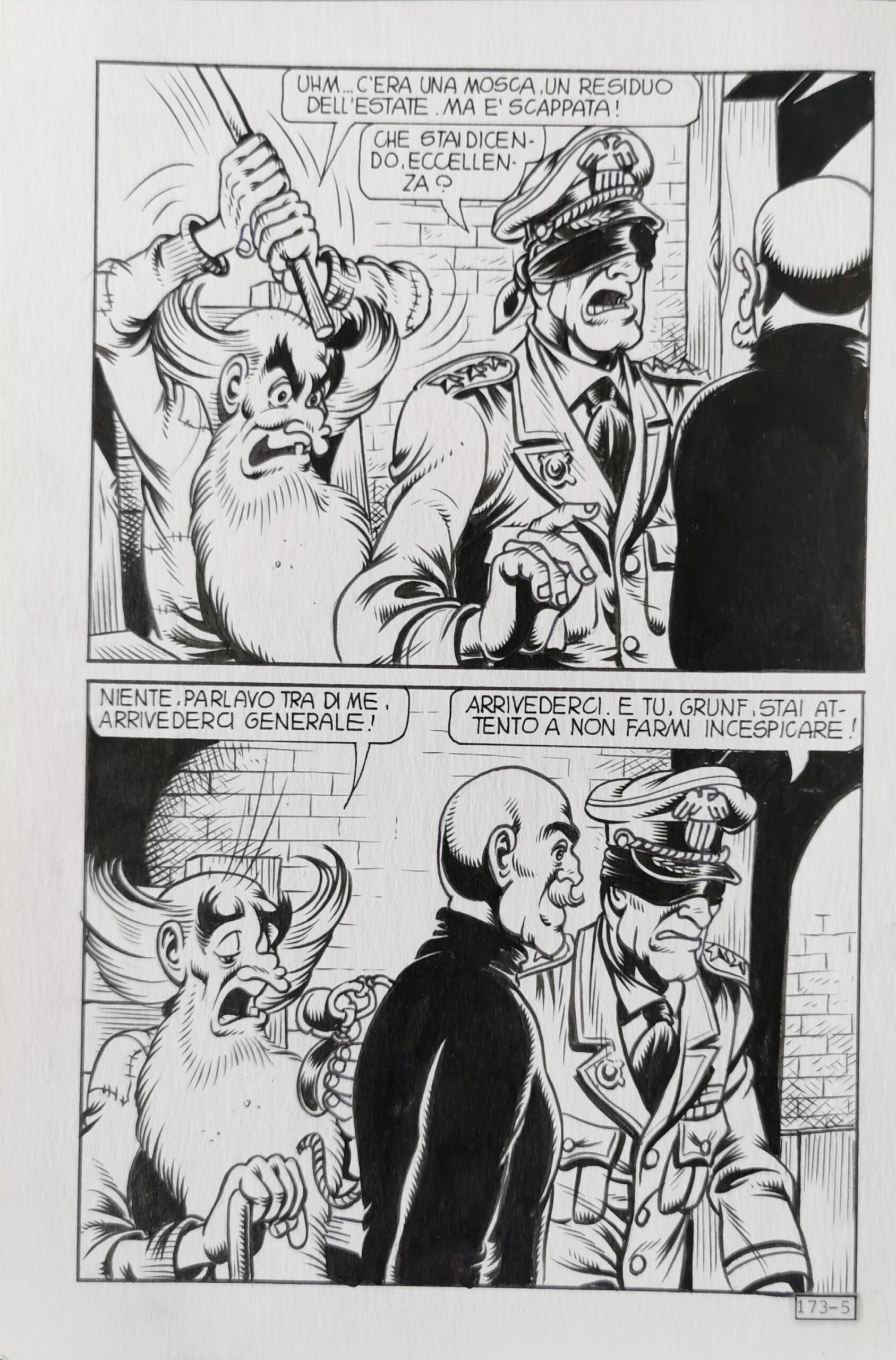 Tavola originale Alan Ford #173 Piffarerio – Chiarini pag. 5