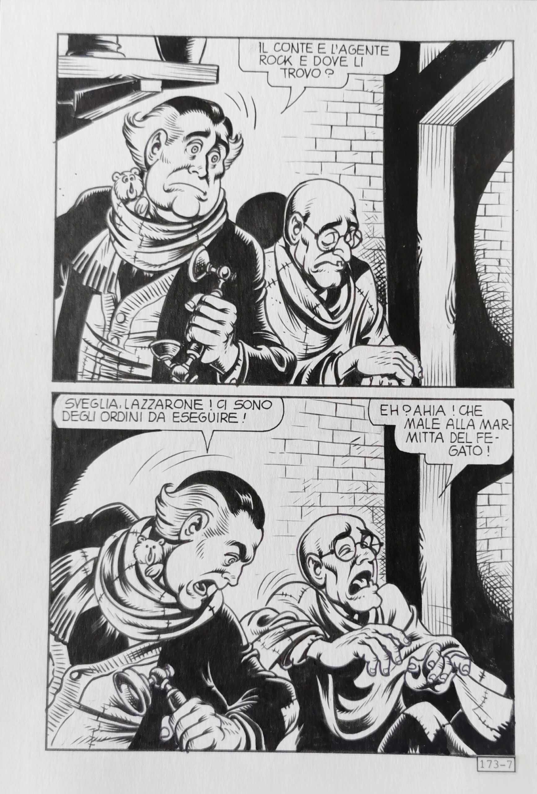 Tavola originale Alan Ford #173 Piffarerio – Chiarini pag. 7