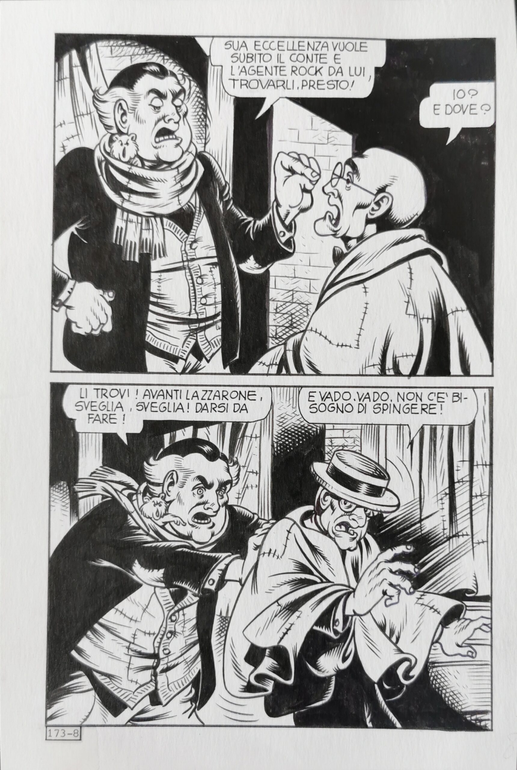 Tavola originale Alan Ford #173 Piffarerio – Chiarini pag. 8