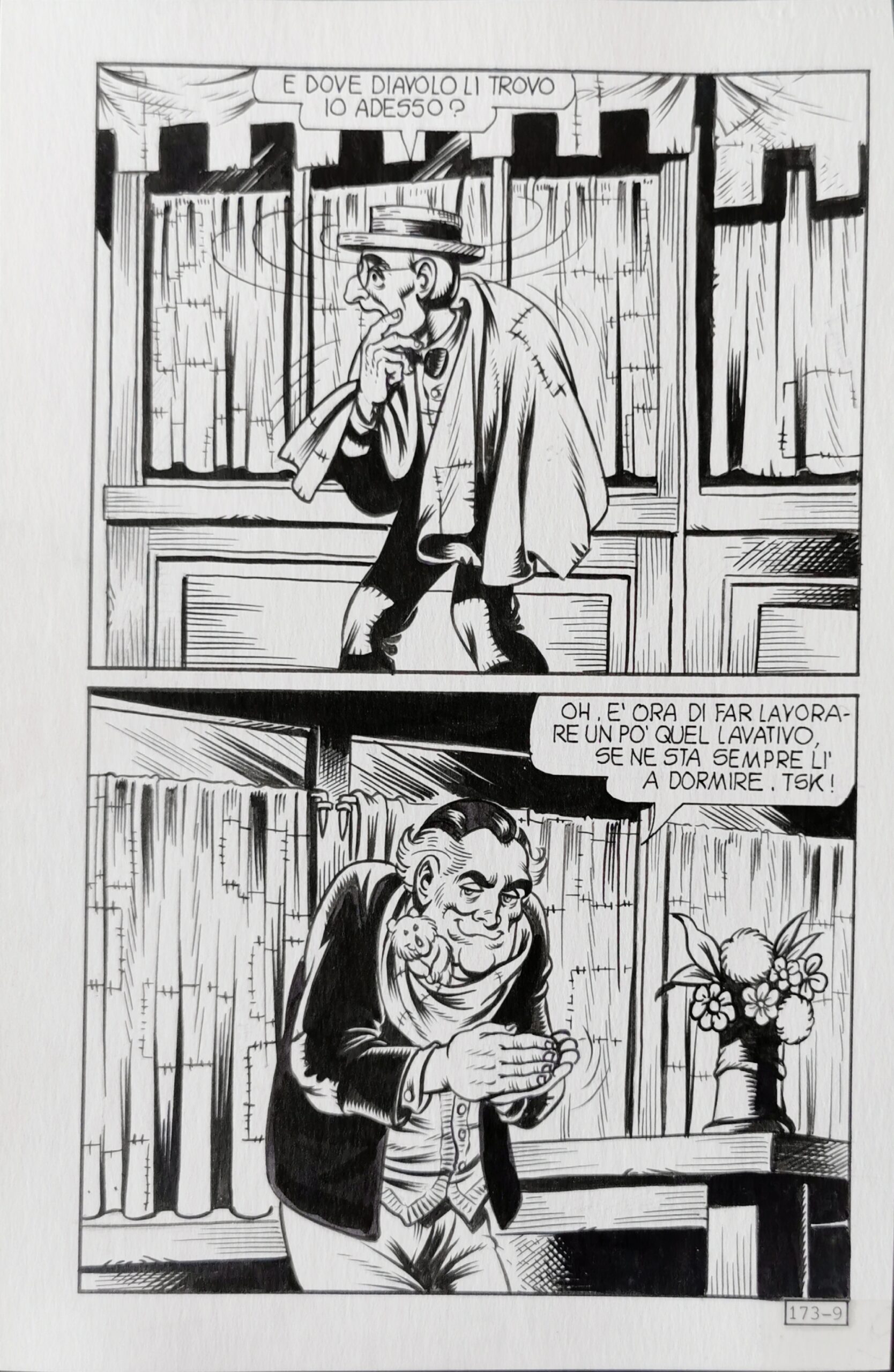 Tavola originale Alan Ford #173 Piffarerio – Chiarini pag. 9