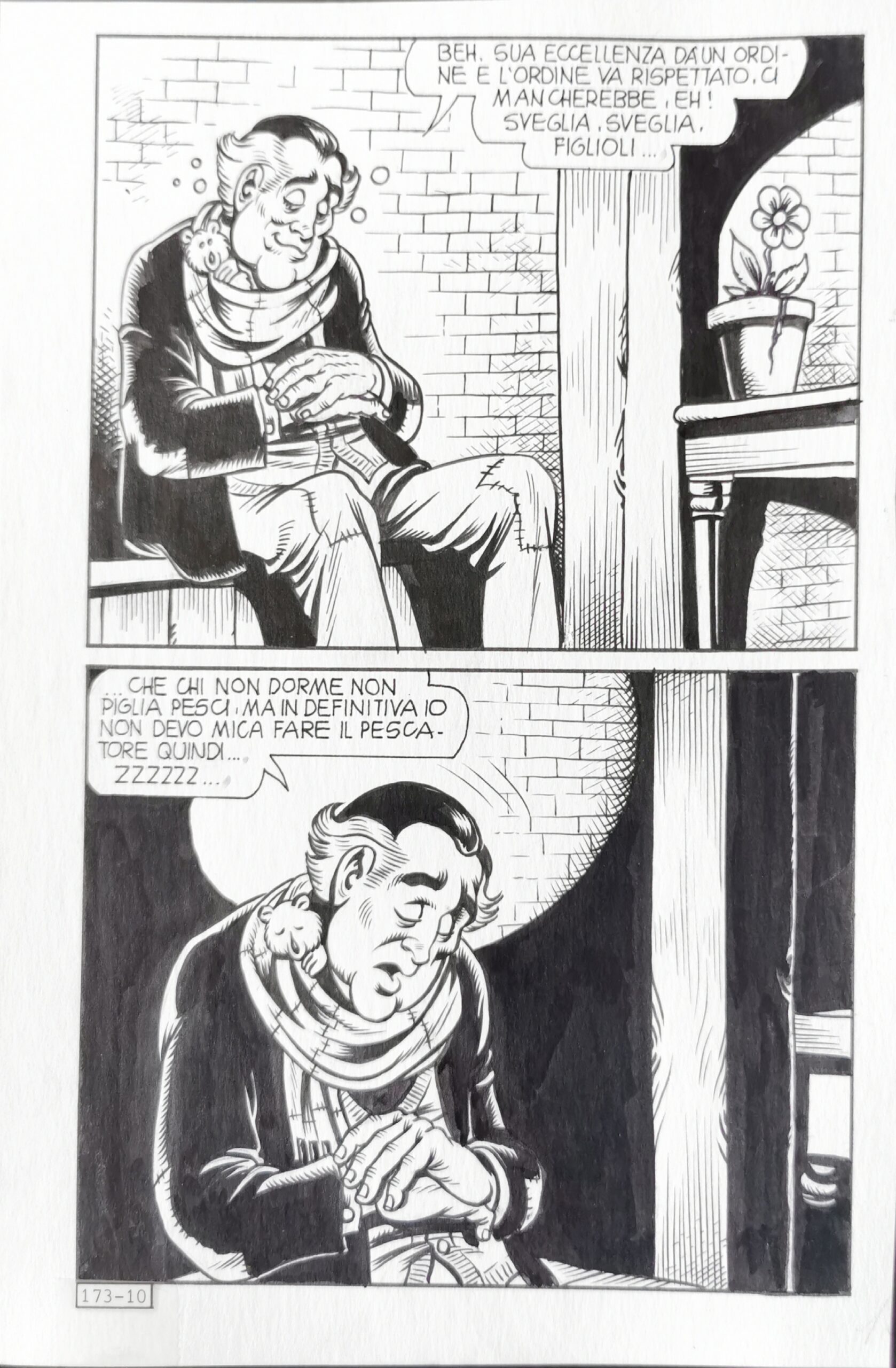 Tavola originale Alan Ford #173 Piffarerio – Chiarini pag. 10