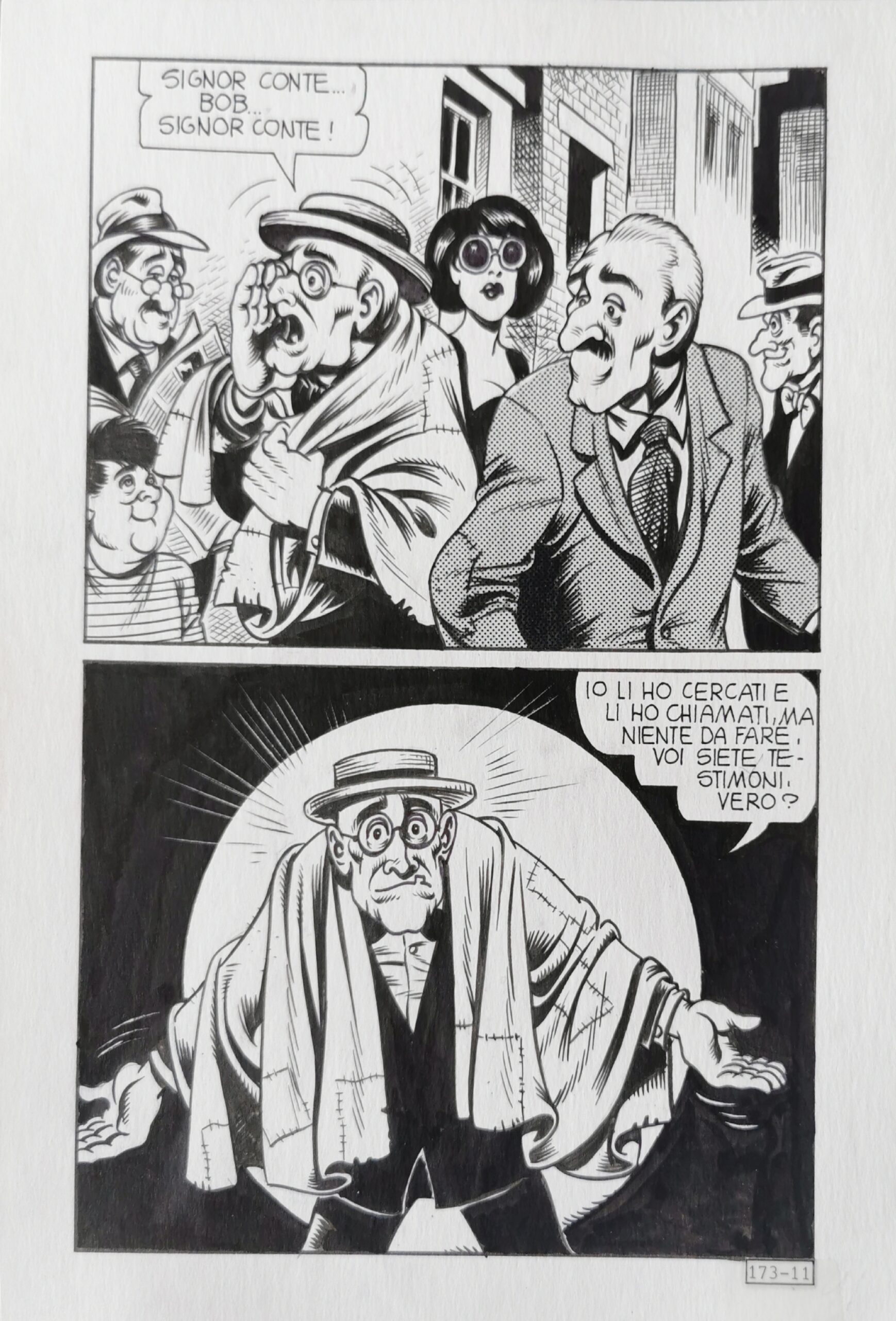 Tavola originale Alan Ford #173 Piffarerio – Chiarini pag. 11