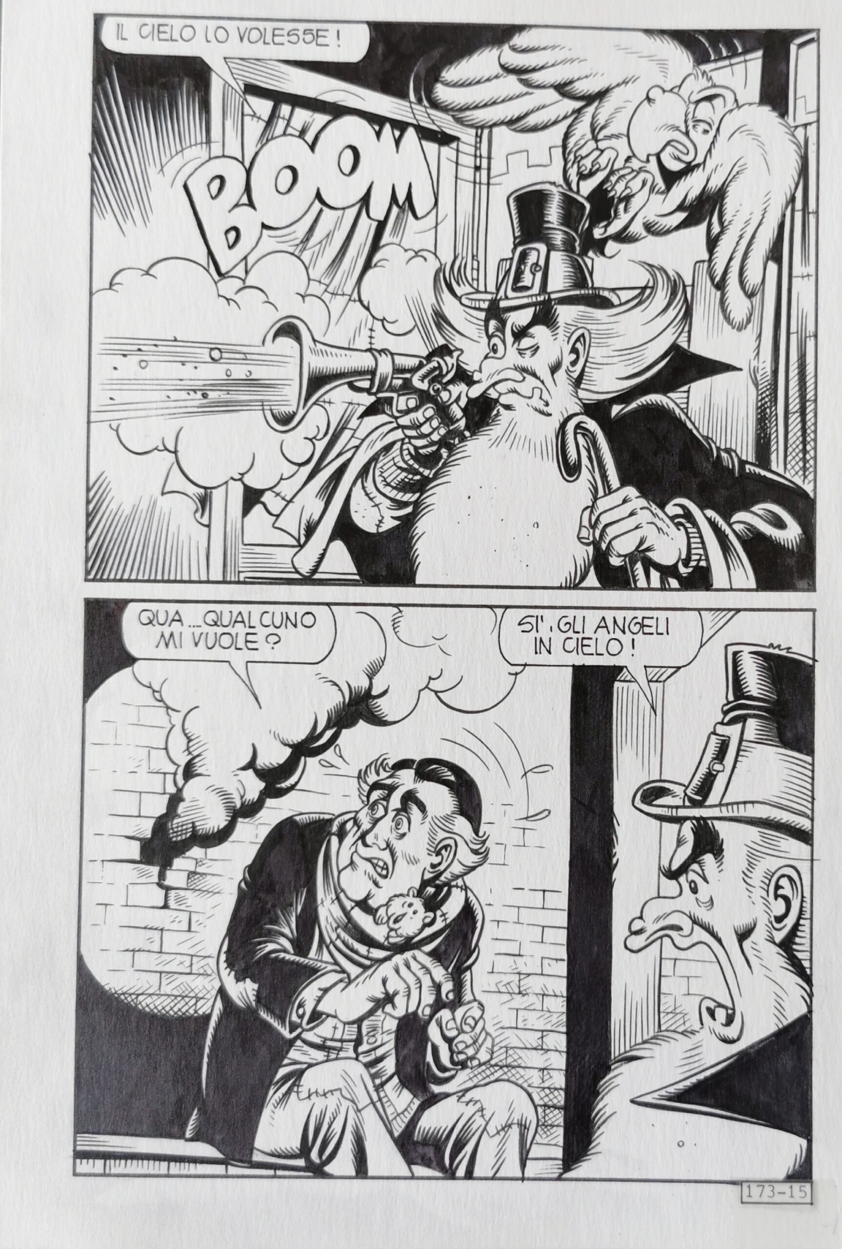 Tavola originale Alan Ford #173 Piffarerio – Chiarini pag. 15