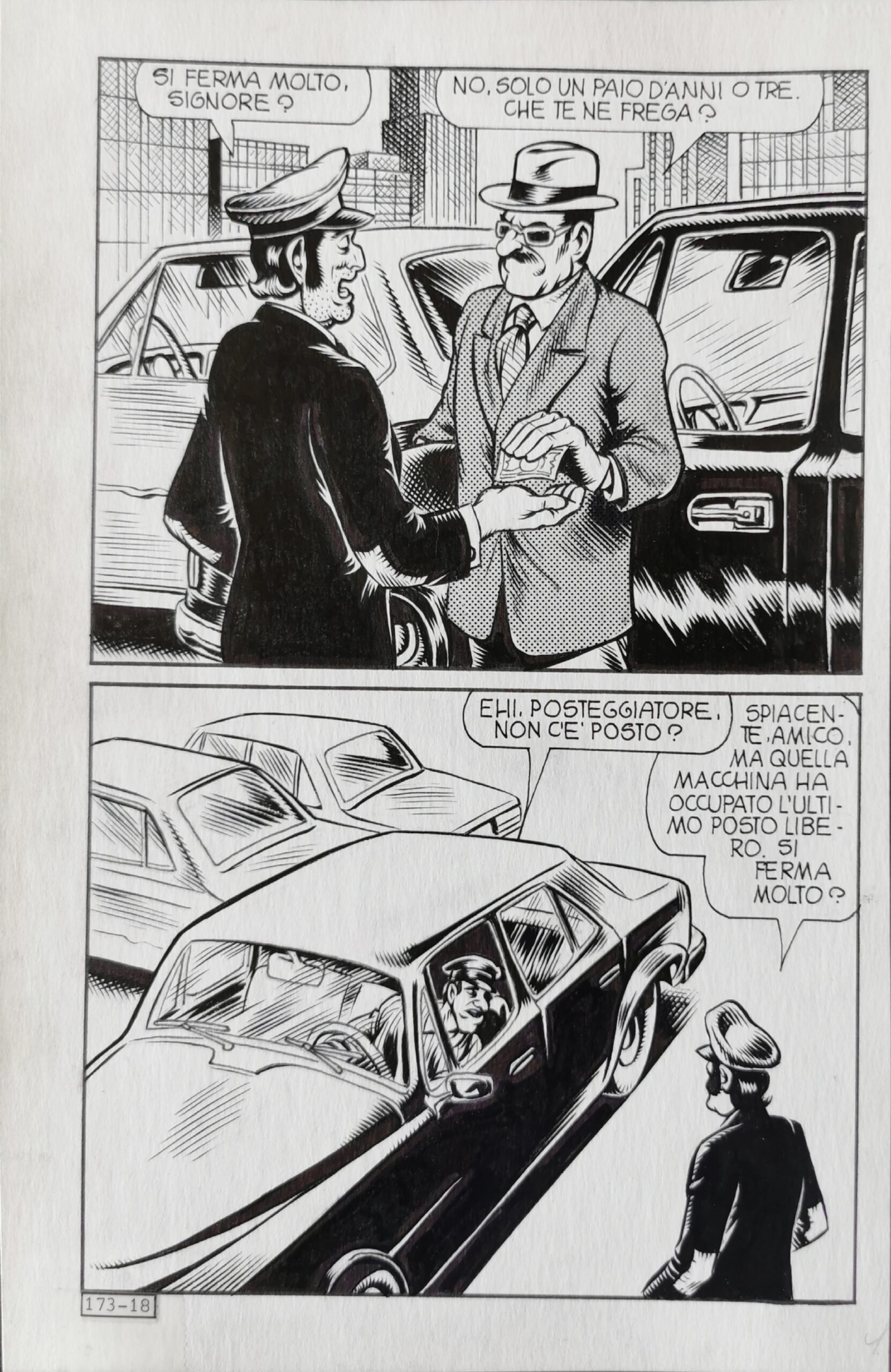 Tavola originale Alan Ford #173 Piffarerio – Chiarini pag. 18
