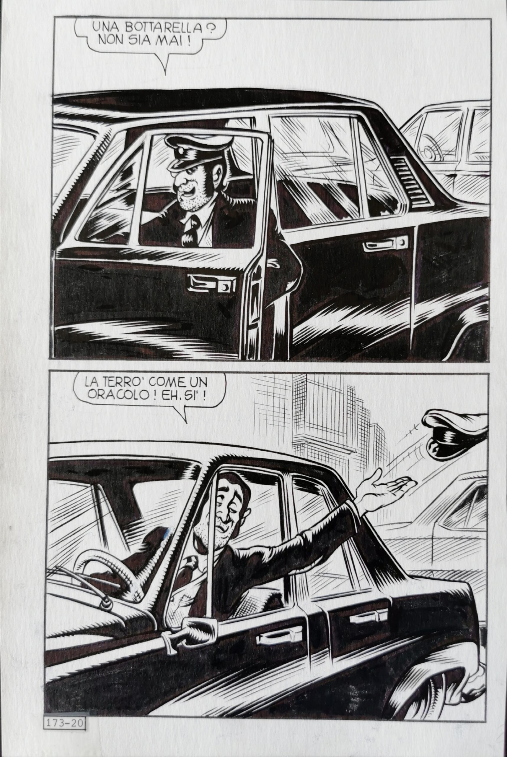 Tavola originale Alan Ford #173 Piffarerio – Chiarini pag. 20