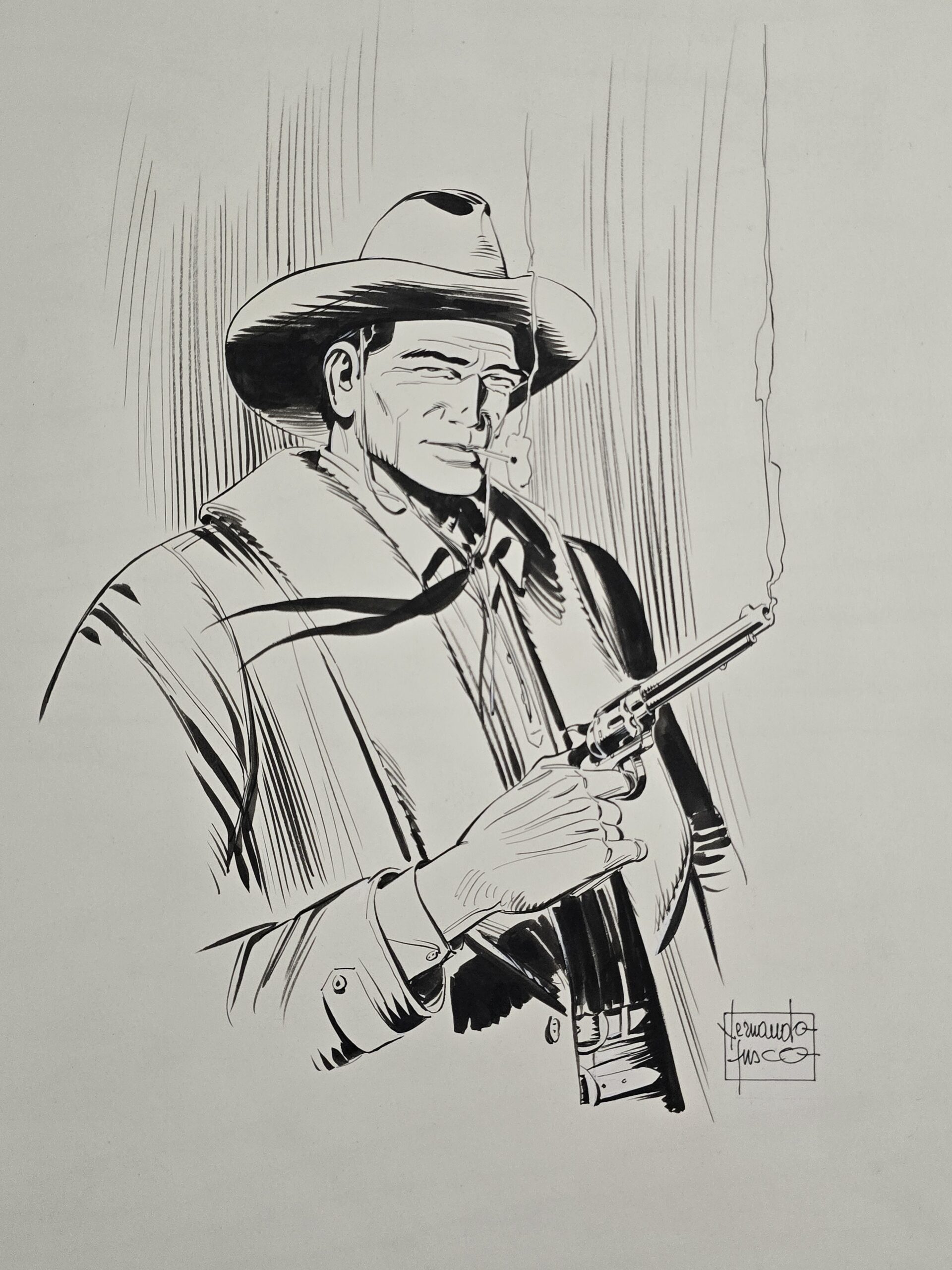 Illustrazione originale Tex – Fernando Fusco