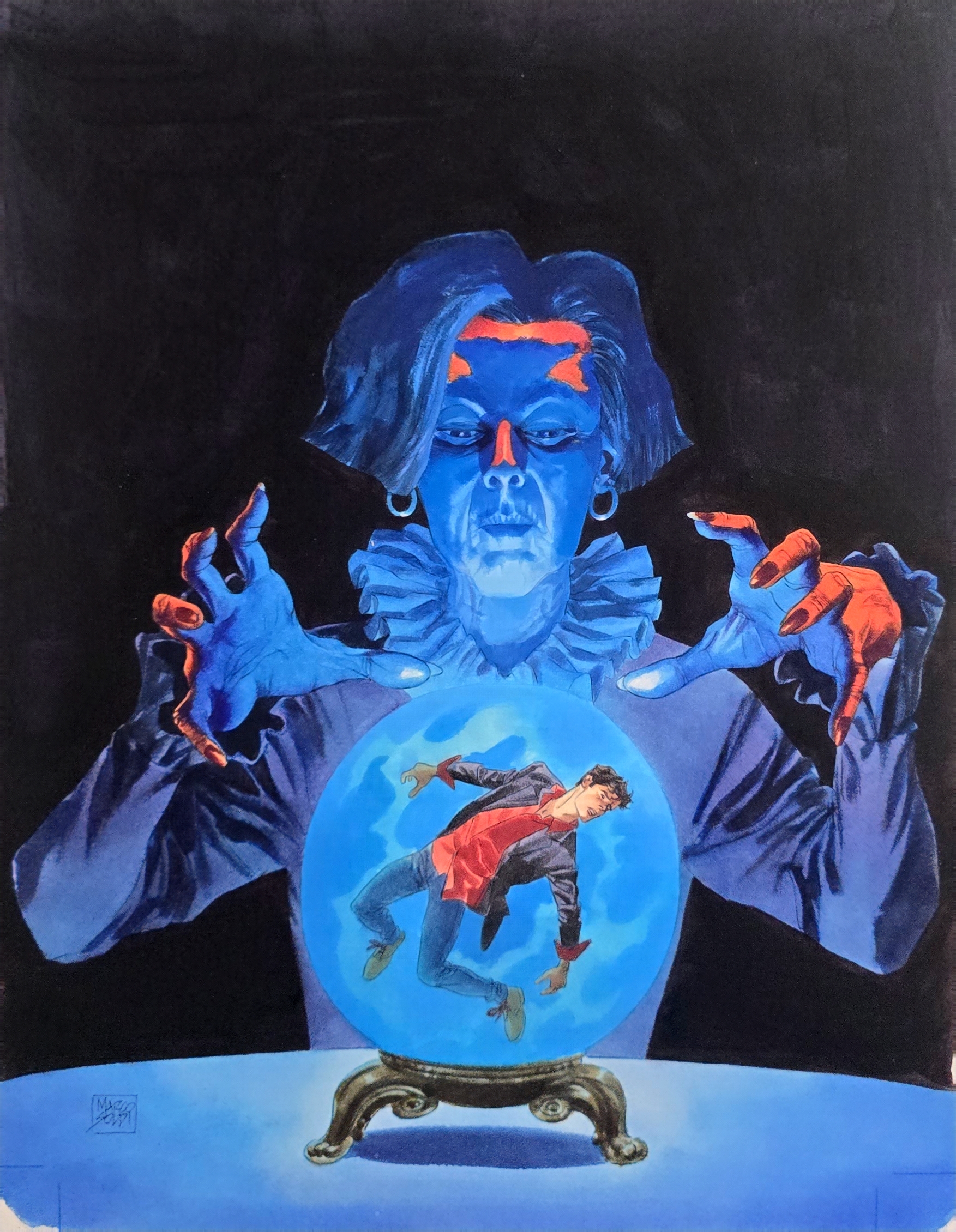 Copertina originale Marco Soldi Dylan Dog – I Colori della Paura n.35