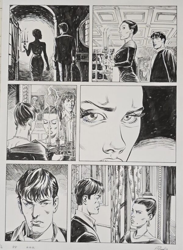 Tavola originale Gigi Simeoni  Dylan Dog Old Boy 9 pag. 24