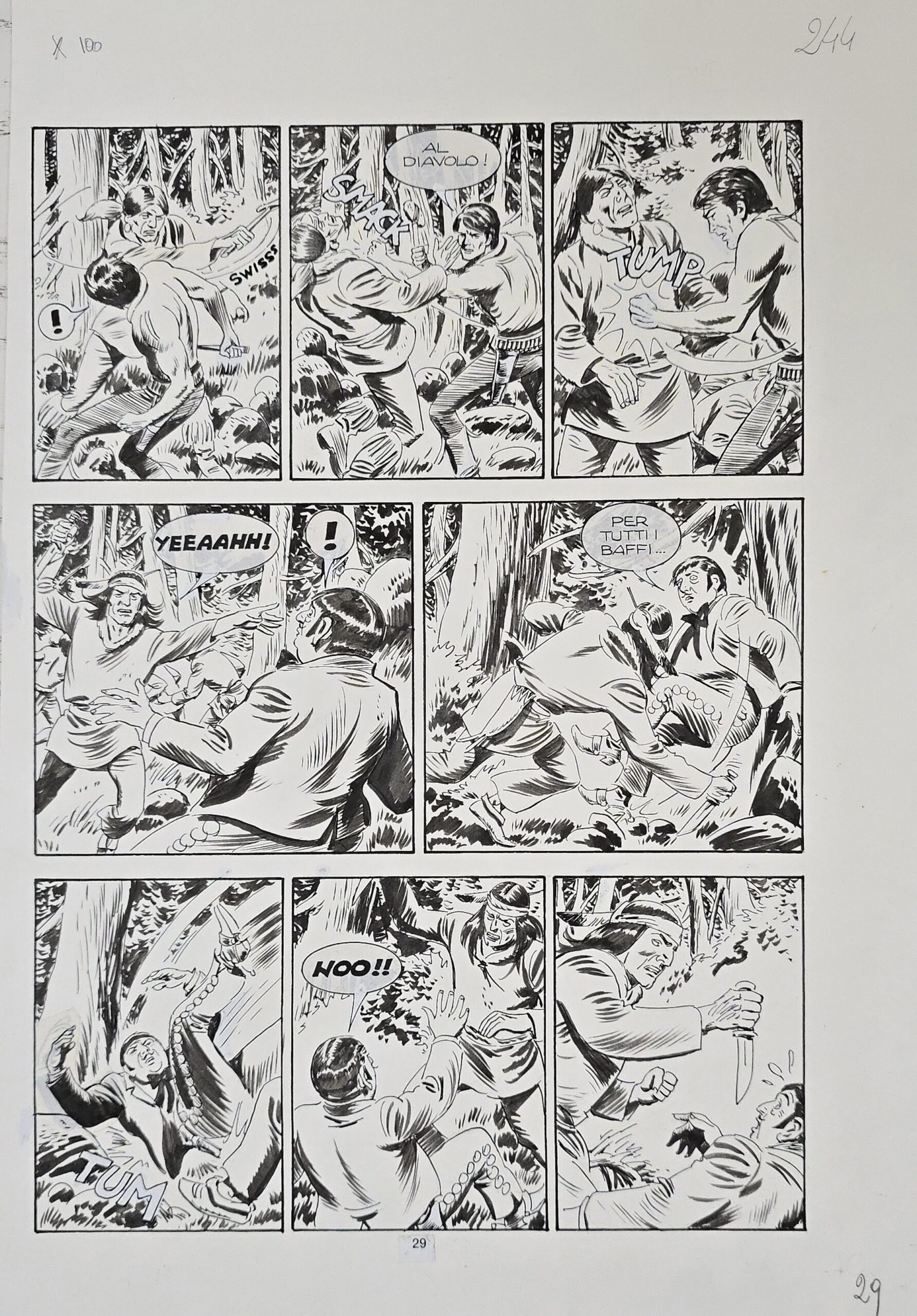 Tavola originale  Marco Torricelli  Tavola originale Zagor pag. 29